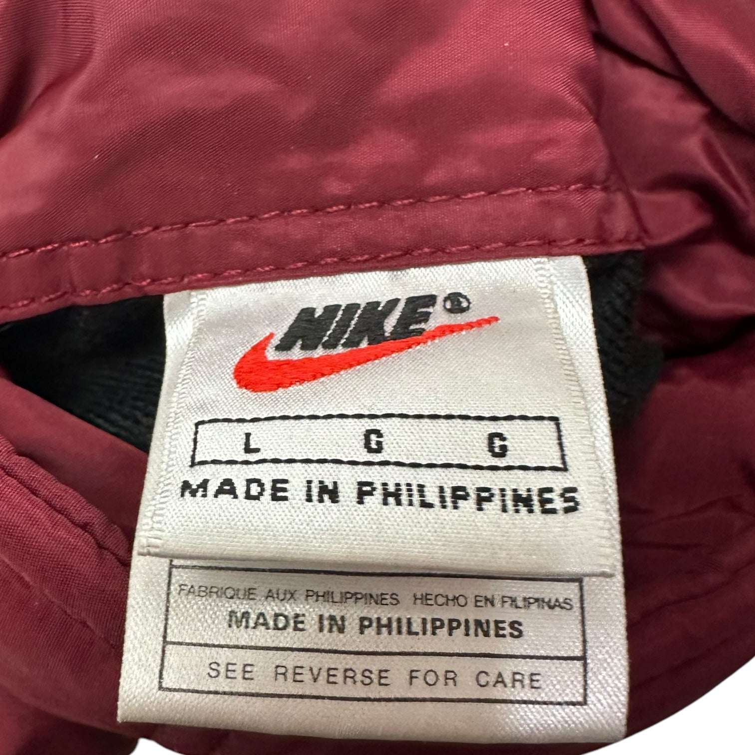 Vintage Nike Reversible Jacket Black/Maroon