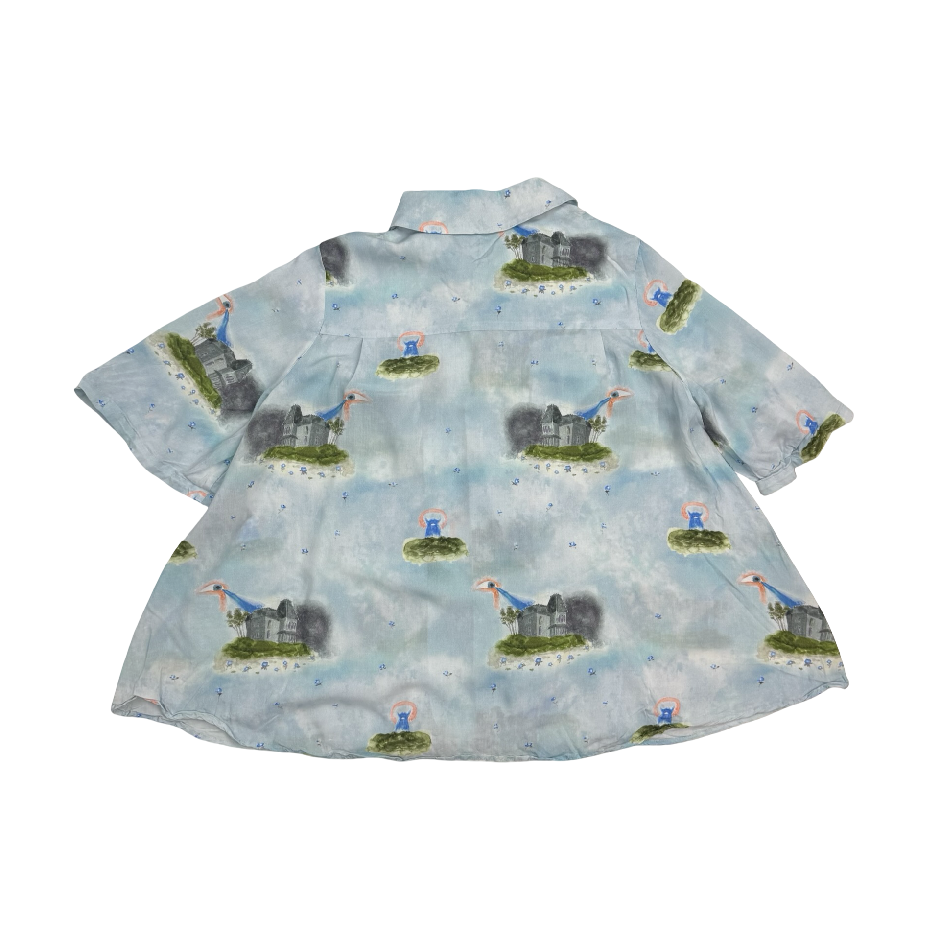 Junya Watanabe Undercover Button Up Shirt Blue