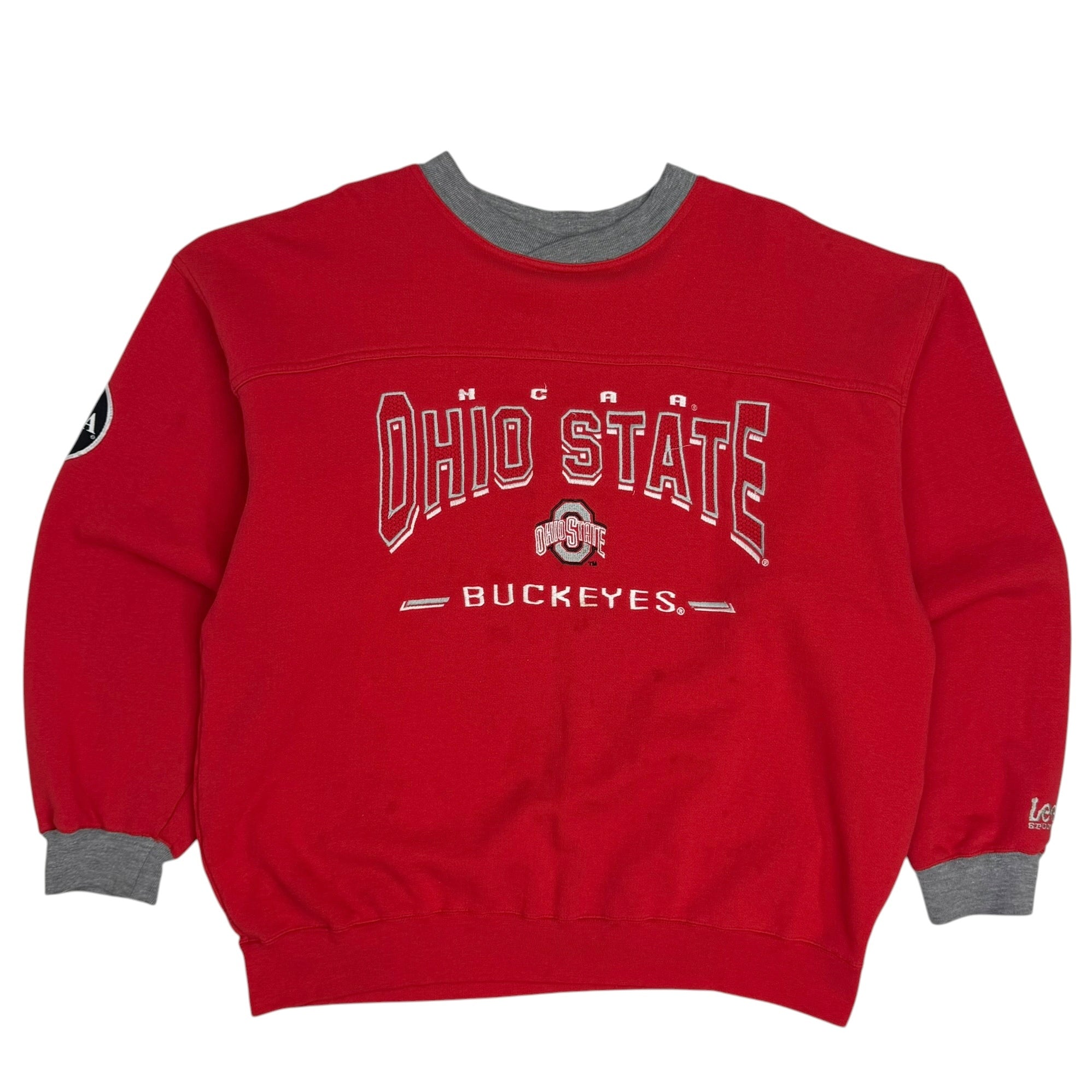 Vintage Ohio State Buckeyes NCAA Crewneck Red