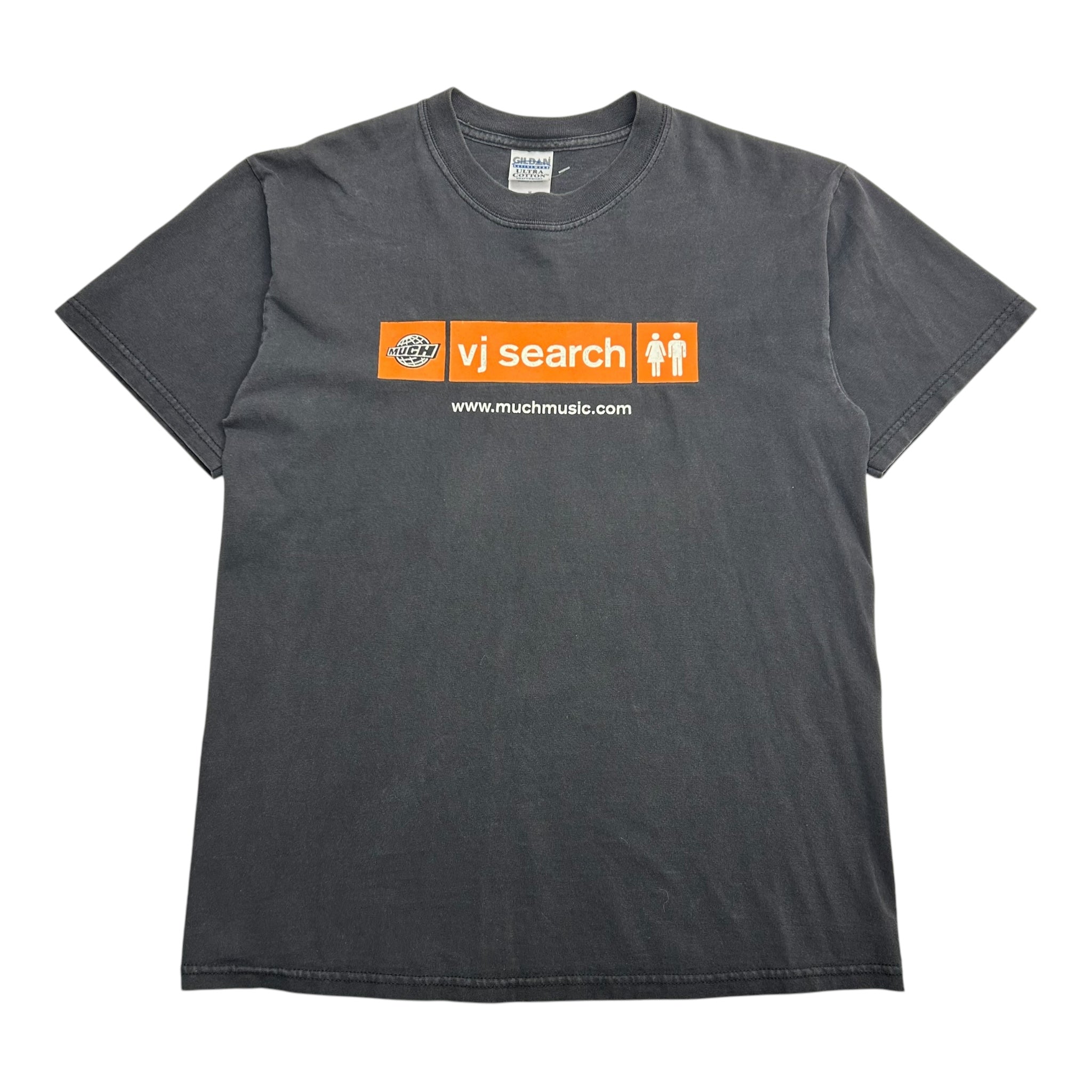 Vintage Much Music VJ Search Tee Black