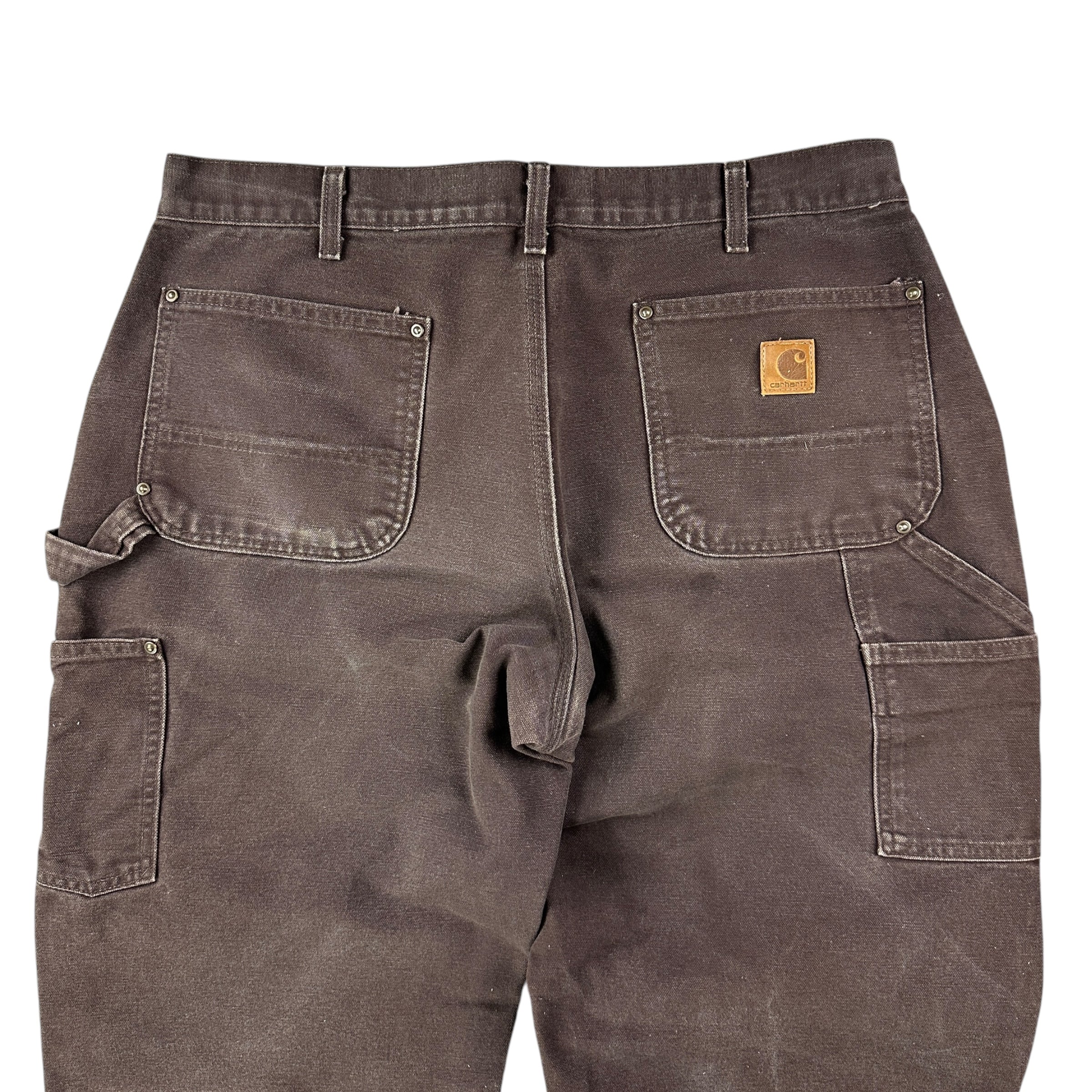 Vintage Carhartt Double Knees Pants Brown