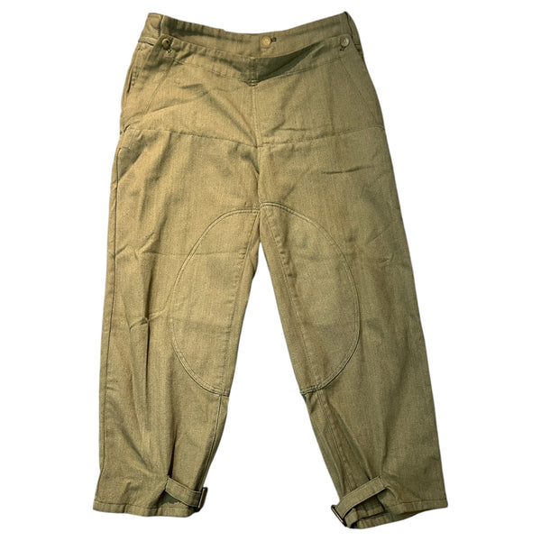 JW Anderson Khaki Canvas Jodhpur Trousers