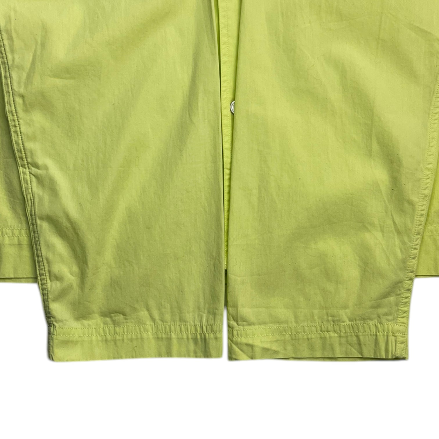 Stussy x Tekla Poplin Pyjama Shirt 'Lime'