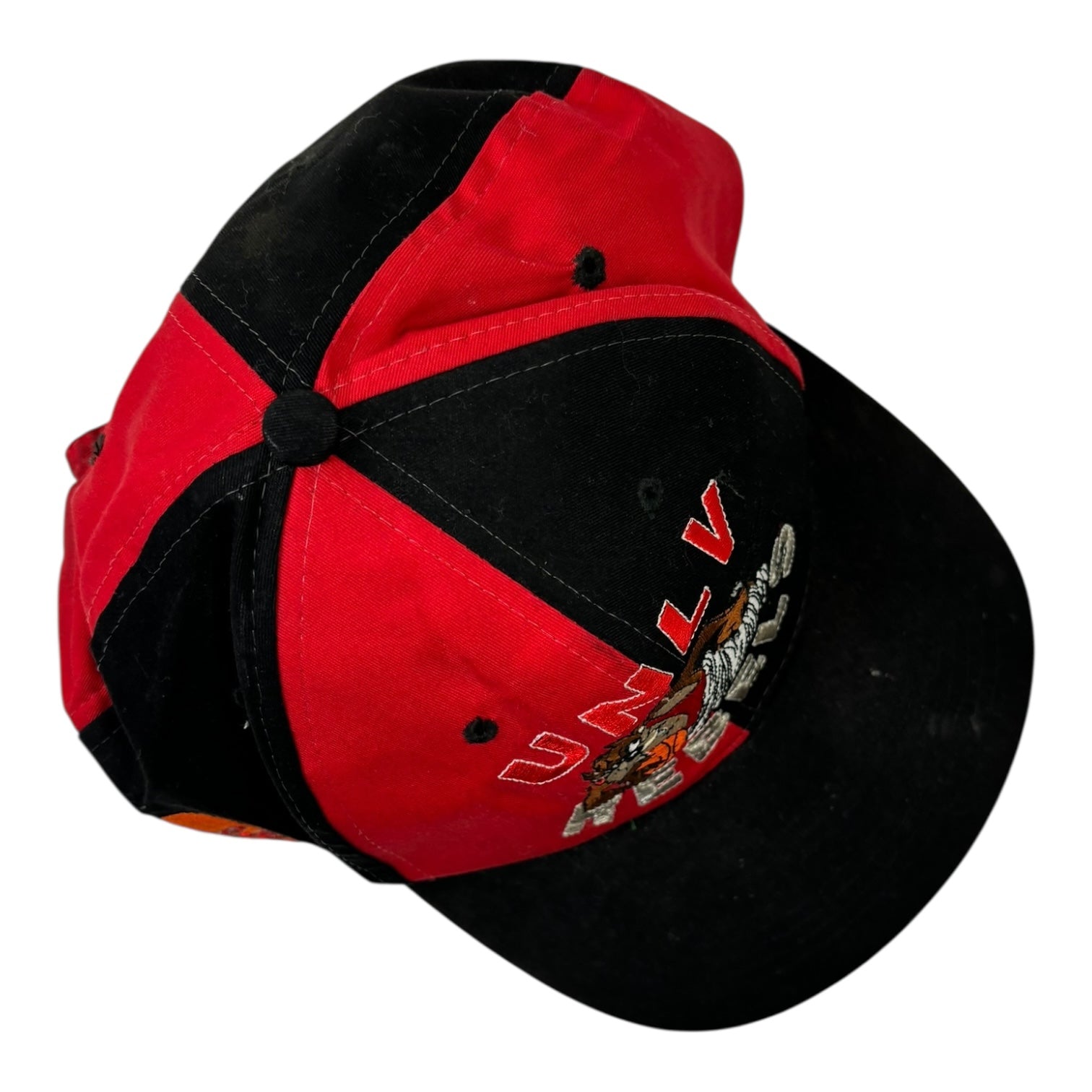 Vintage 1994 UNLV Rebels Looney Tunes SnapBack Hat Red/Black