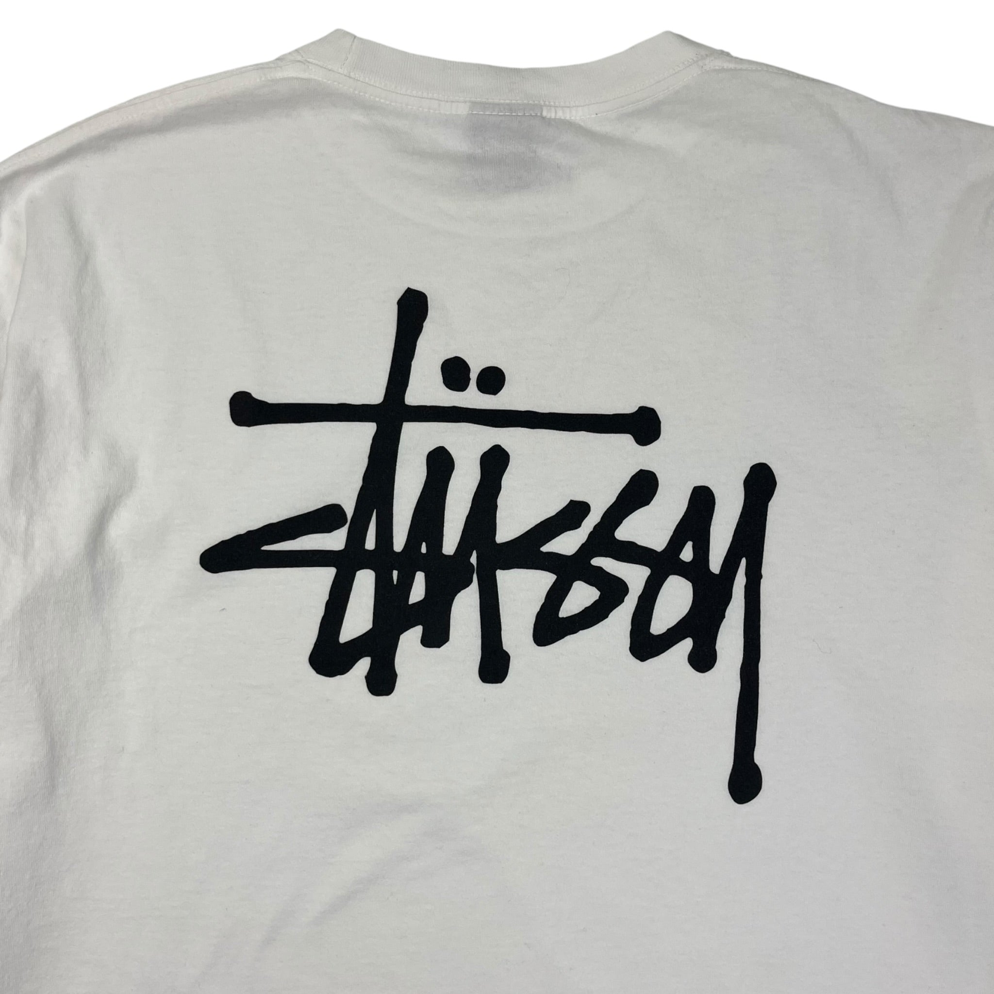 Stussy Basic Long Sleeve T-Shirt White
