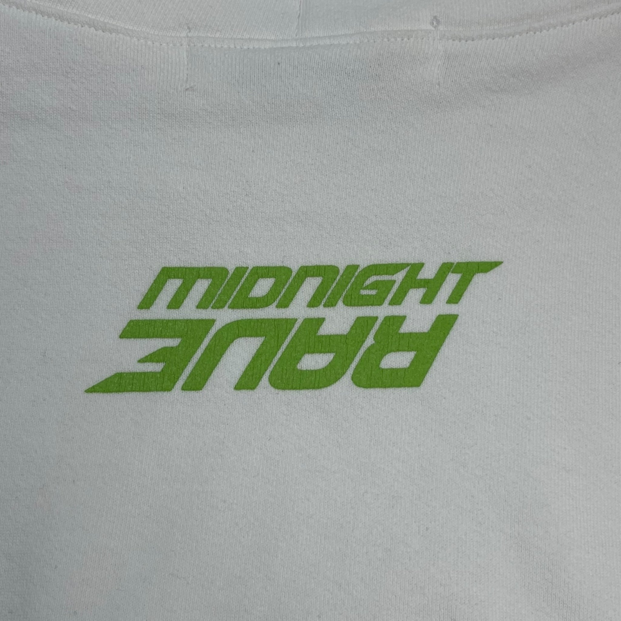 A$AP Rocky AWGE Midnight Rave Acid Hoodie White/Lime