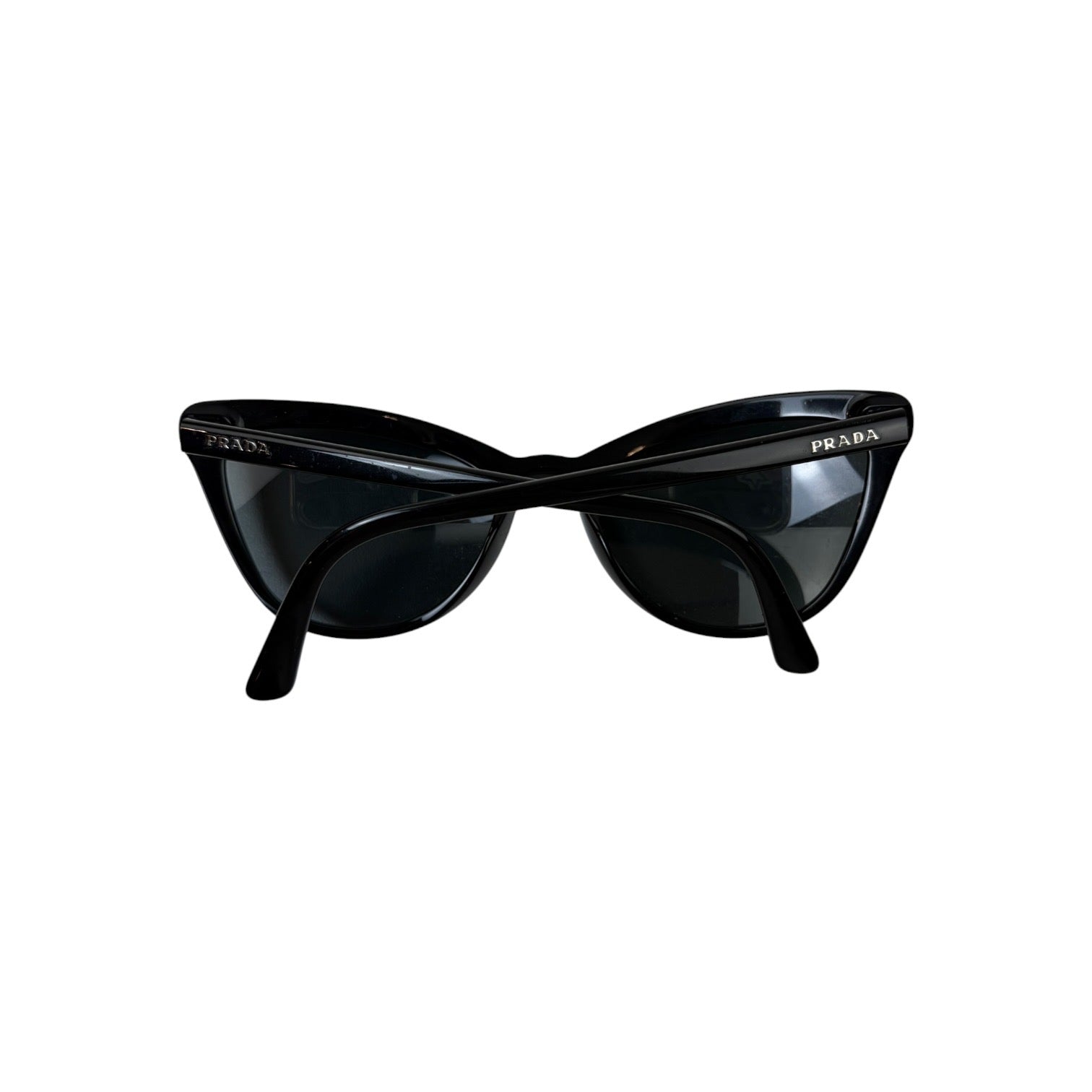 (W) Prada Cat Eye Sunglasses Black