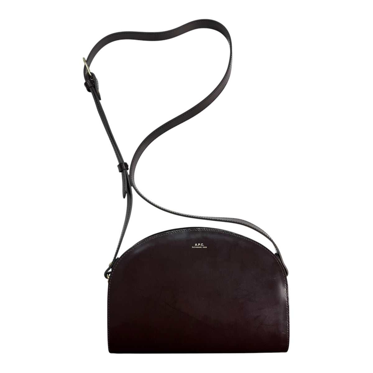 A.P.C. Demi-Lune Bag Chestnut