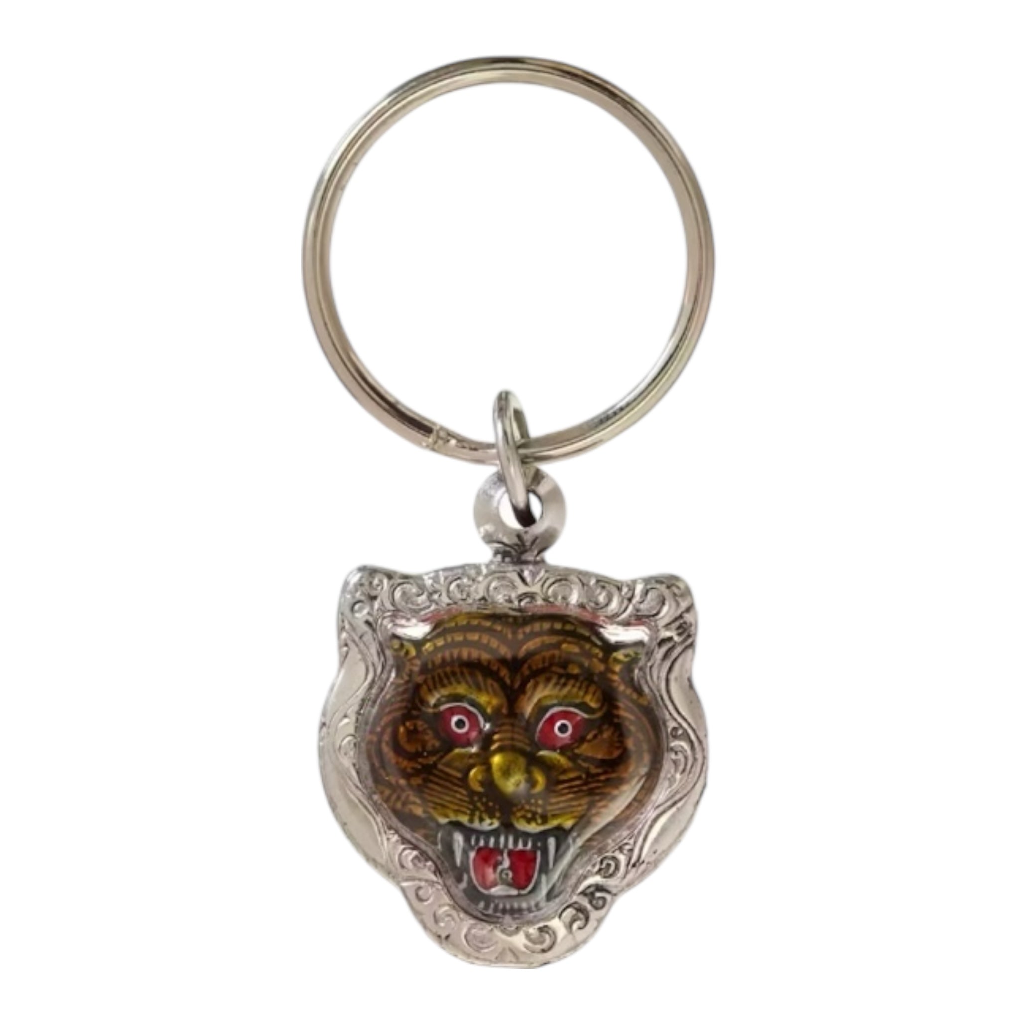 Supreme Tiger Keychain Silver