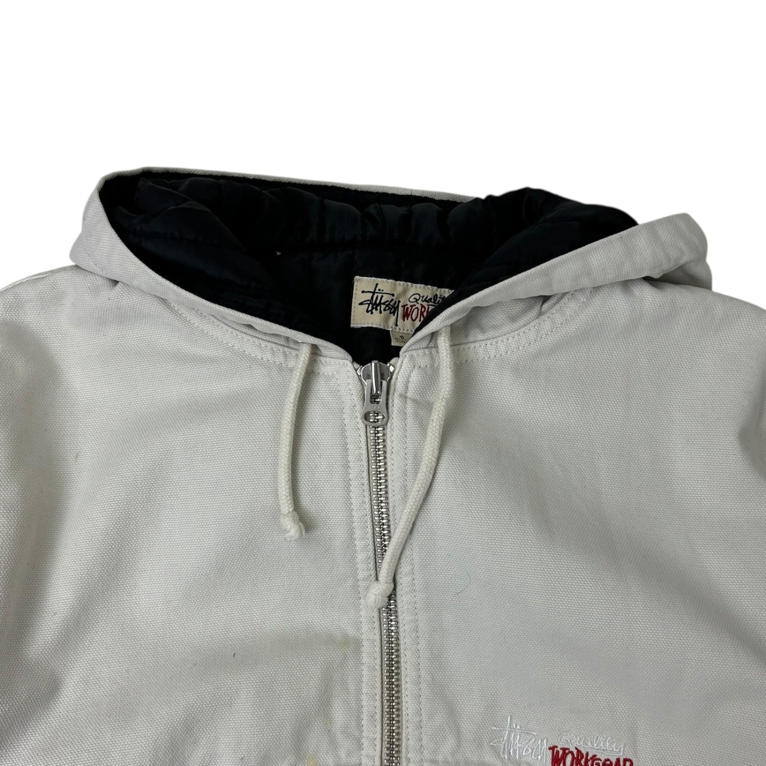Stussy Insulated Canvas Work Jacket Bone