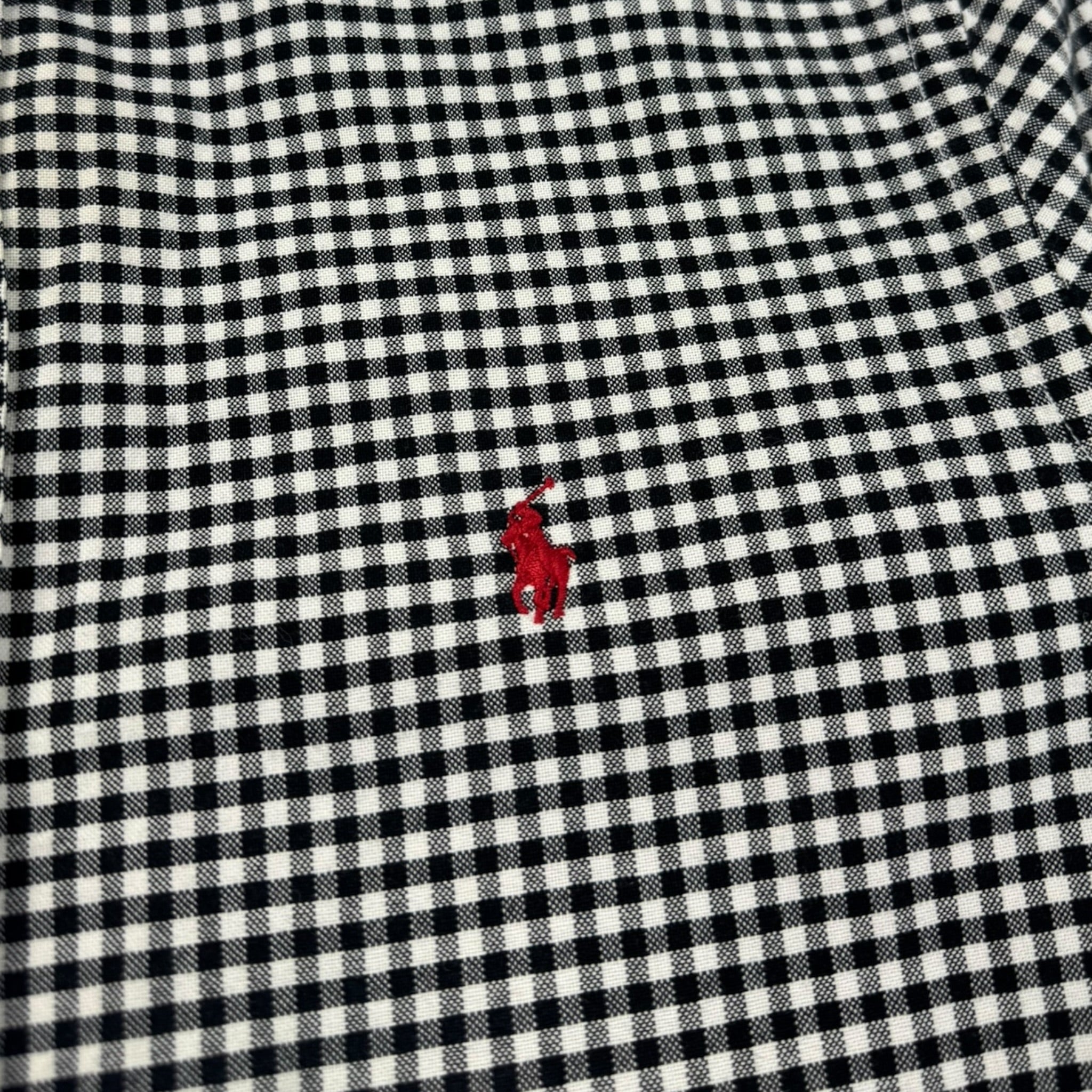 Ralph Lauren Gingham Oxford Check Button Up Shirt