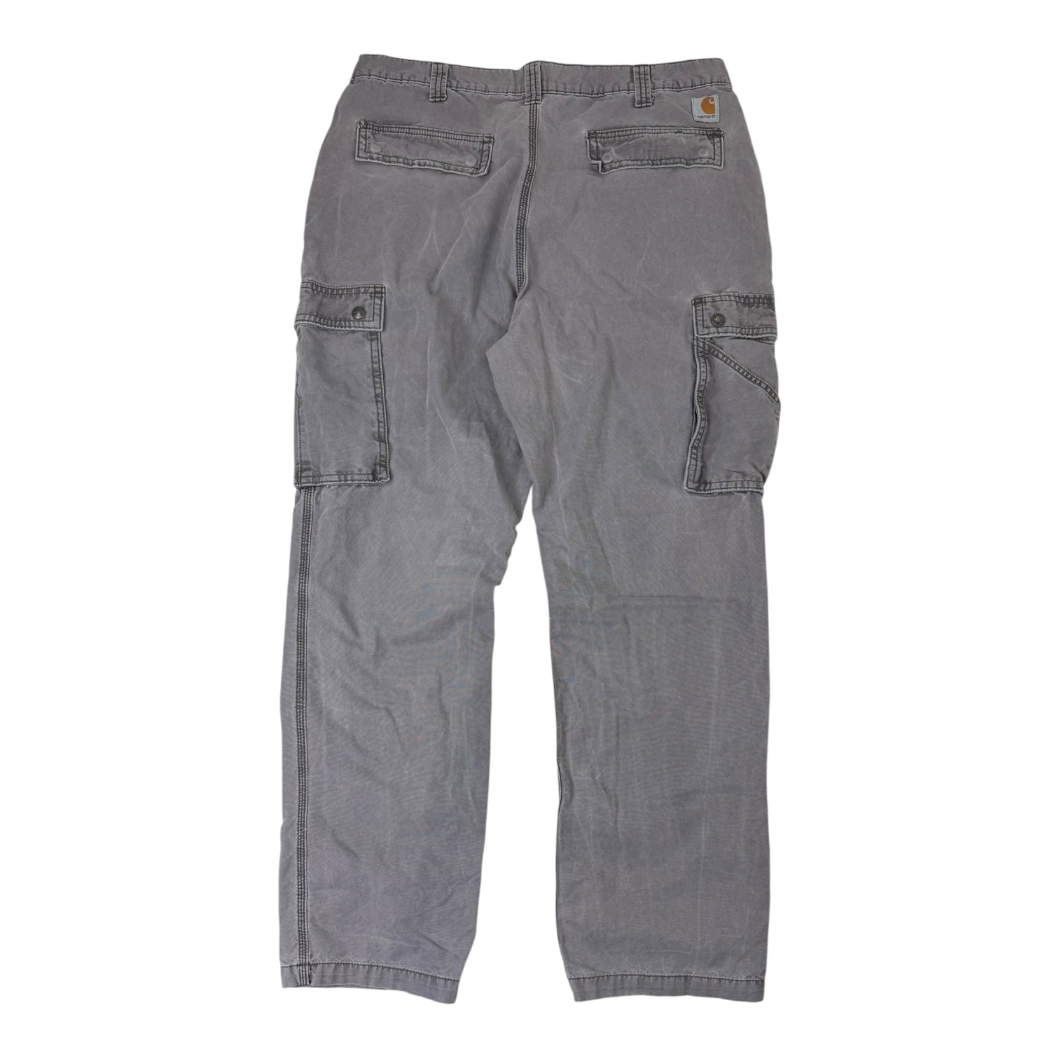 Carhartt Relaxed Fit Ripstop Work Wear Cargo Carpenter Pants Grey