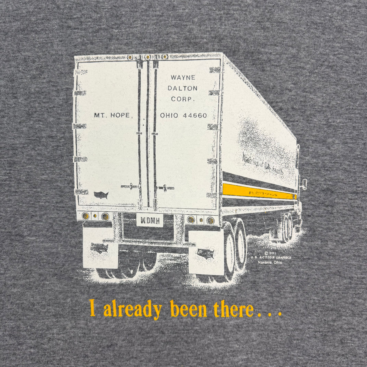 Vintage Wayne Dalton “Over 40 Years Of Shifting Gears…” Tee Heather Grey