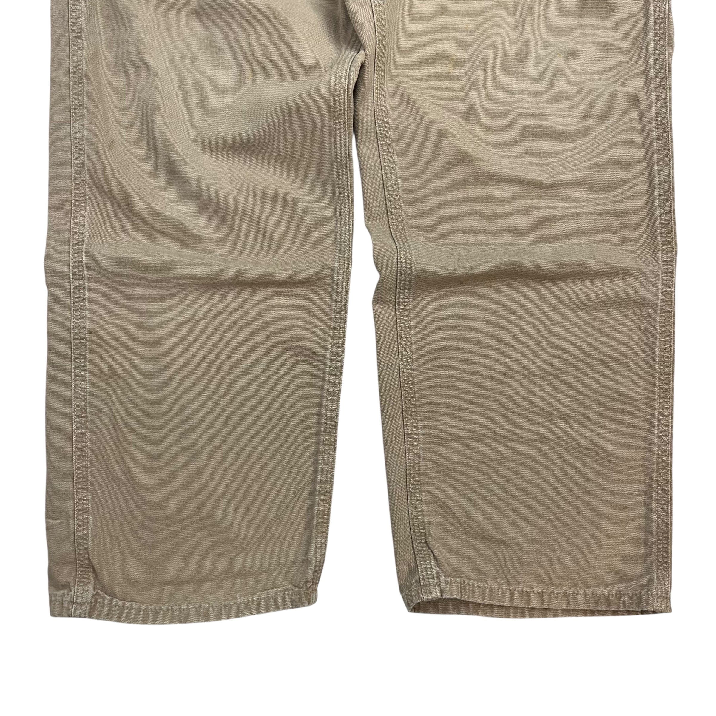 Vintage Carhartt Dungaree Pants Beige