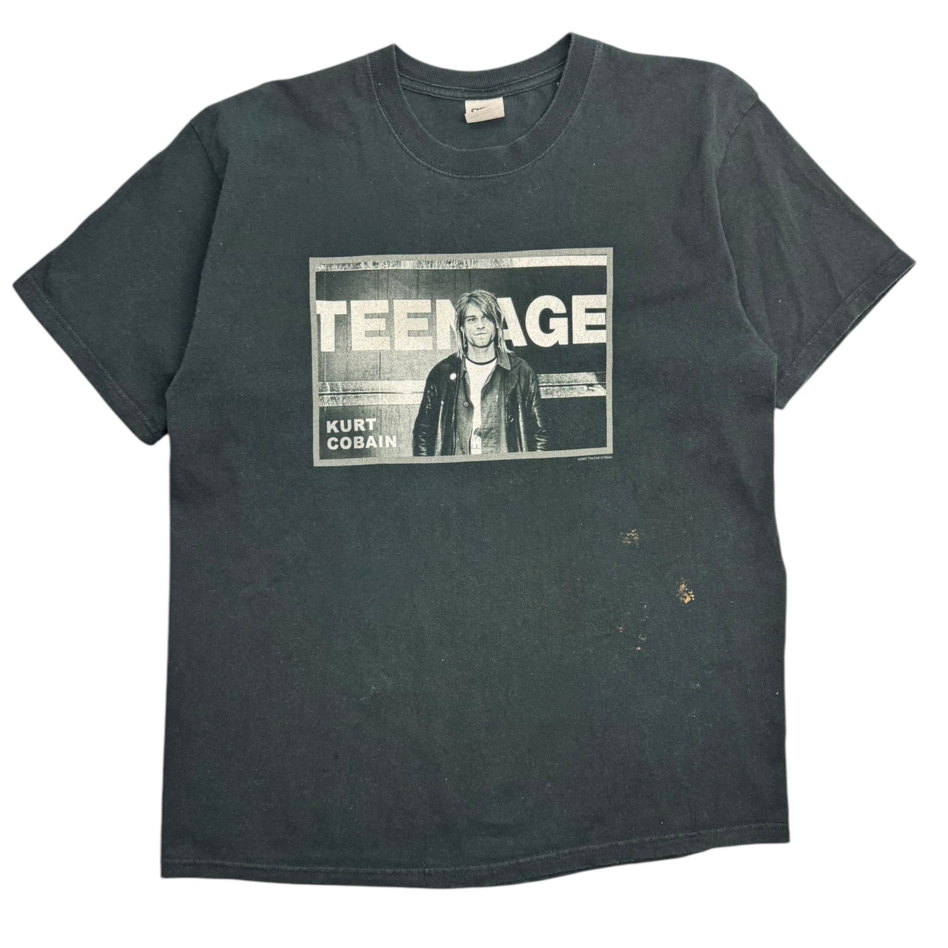 2002 Kurt Cobain Teenage Tee Black