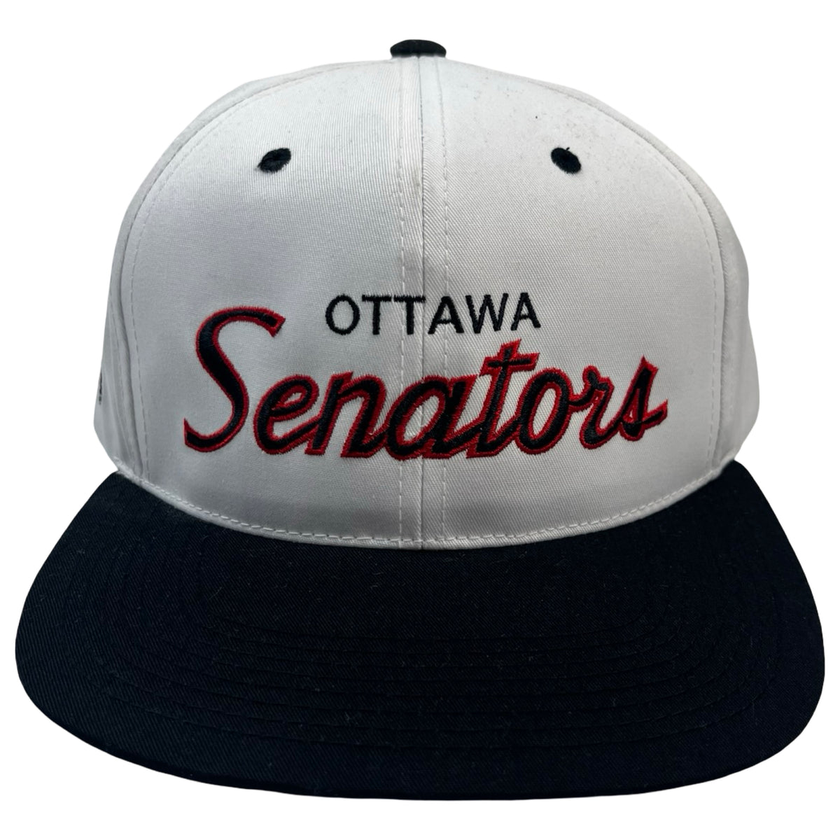 Vintage Ottawa Senators Double Line Script Hat by Sports Specialties