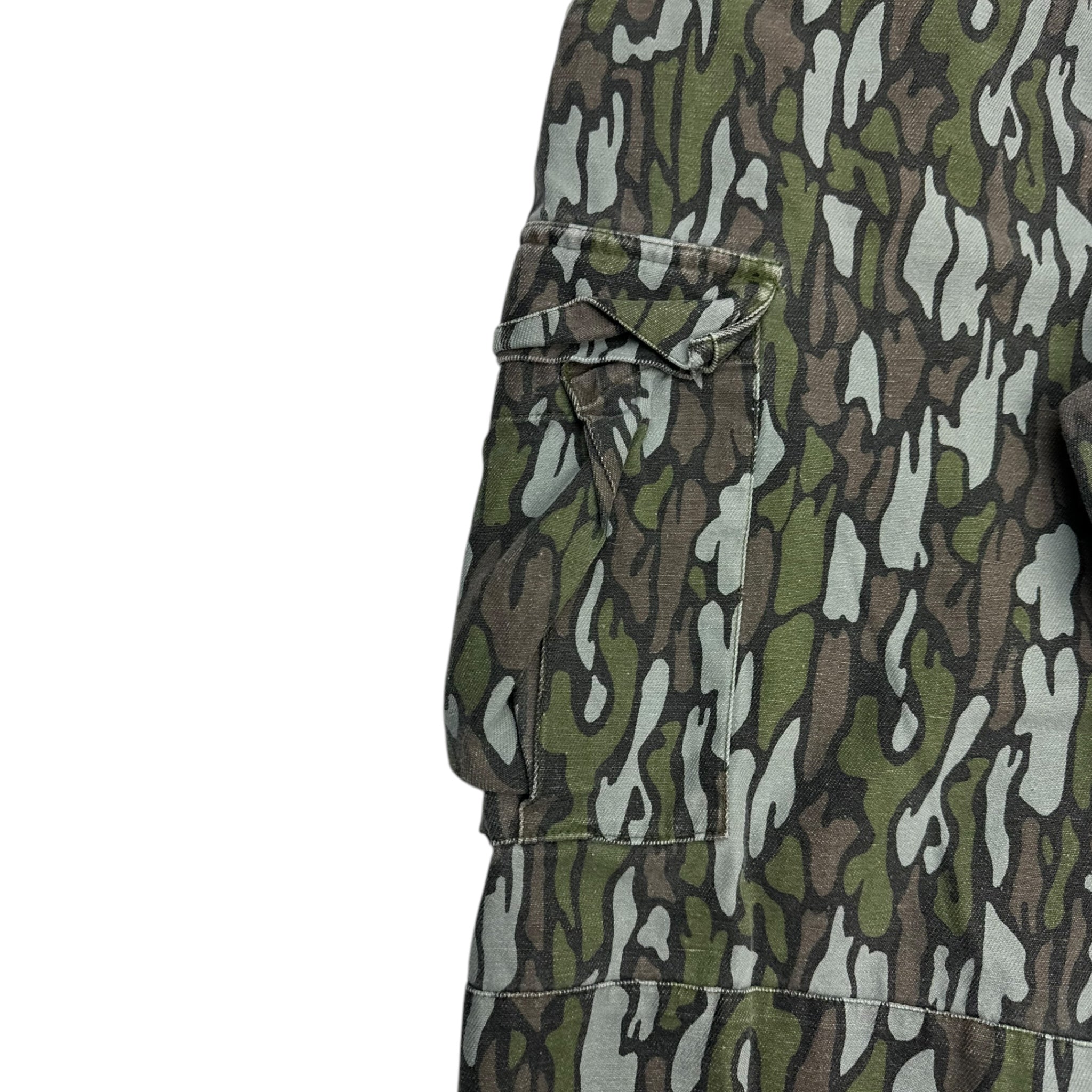 Vintage Tree Bark Camo Cargo Pants