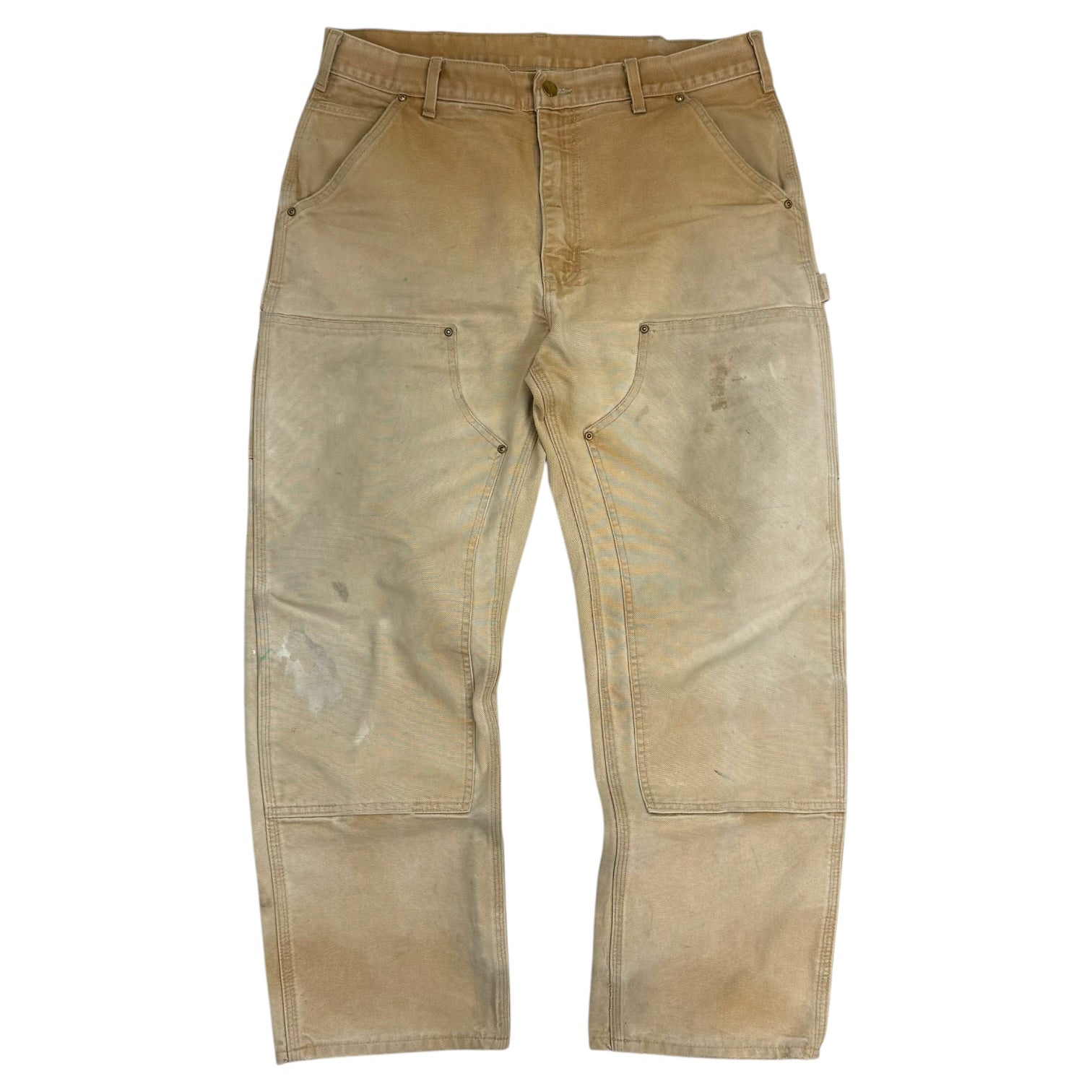 Vintage Carhartt Double Knee Pants Sunfaded Tan