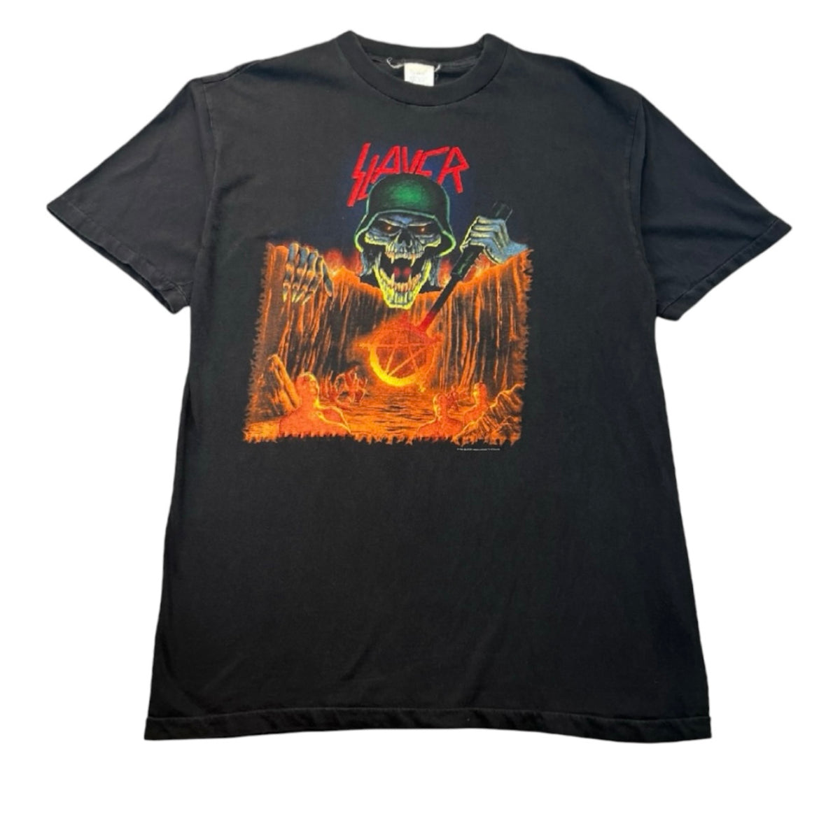 Vintage 1994 Slayer “European Intourvention” T-Shirt Black