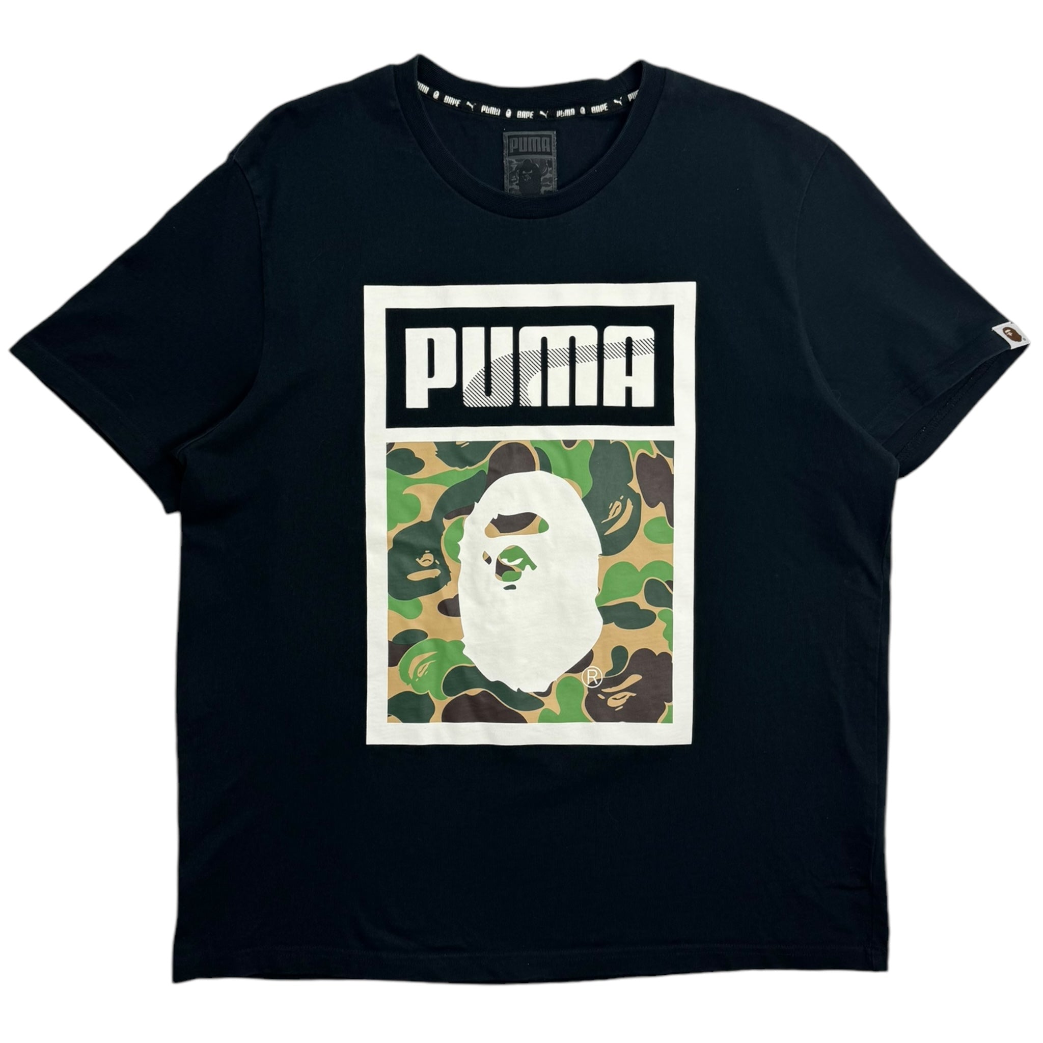 BAPE x Puma ABC Camo Logo T-Shirt Black