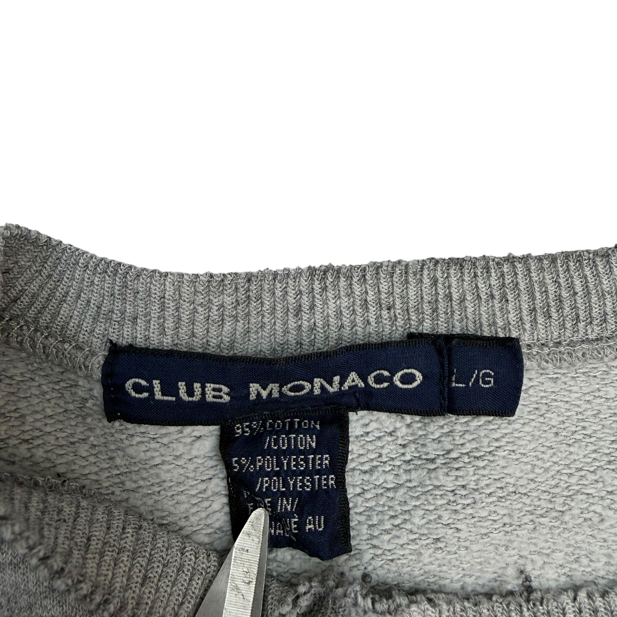 Vintage Club Monaco Crewneck Grey