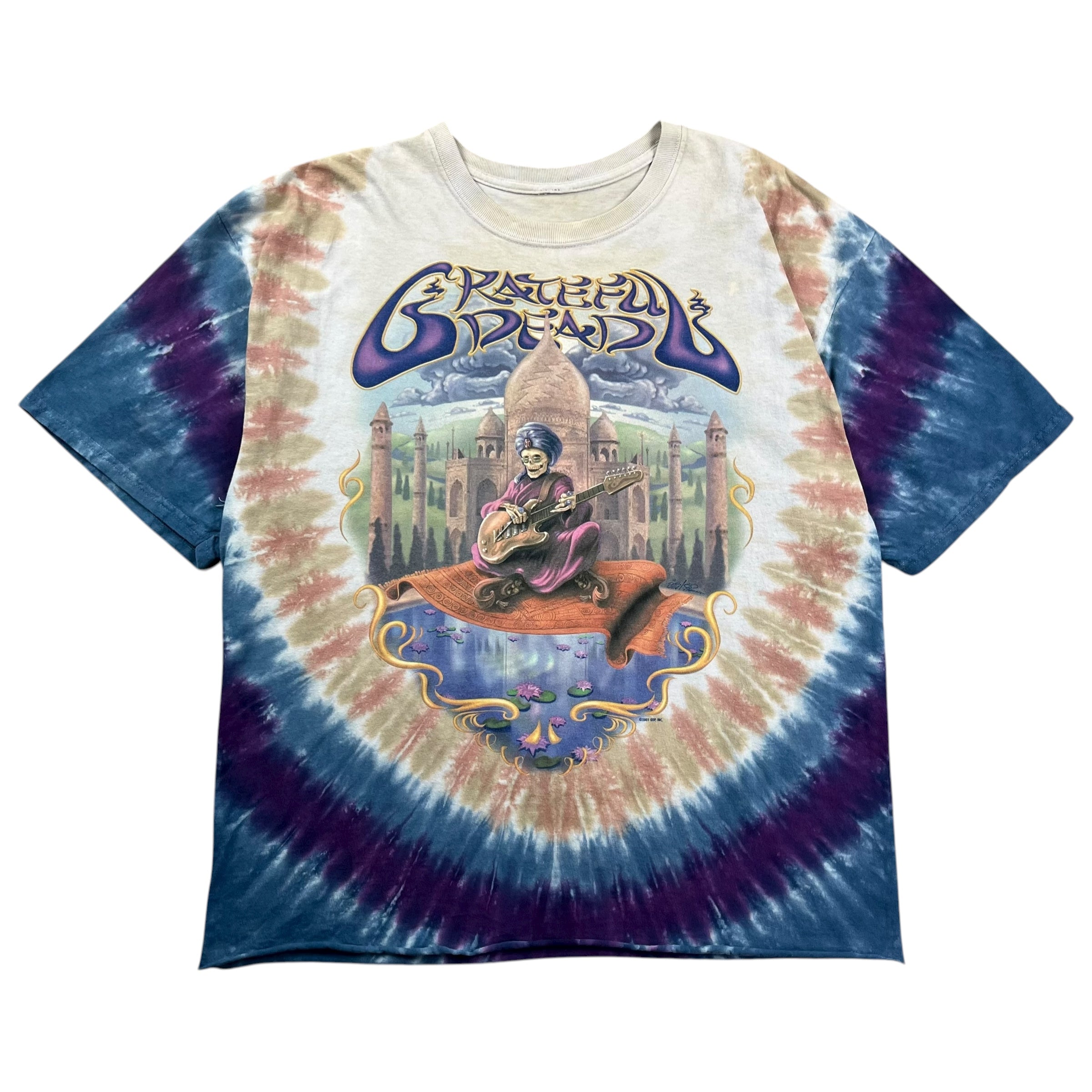 2001 Grateful Dead Tie Dye Tee Blue/Purple/White