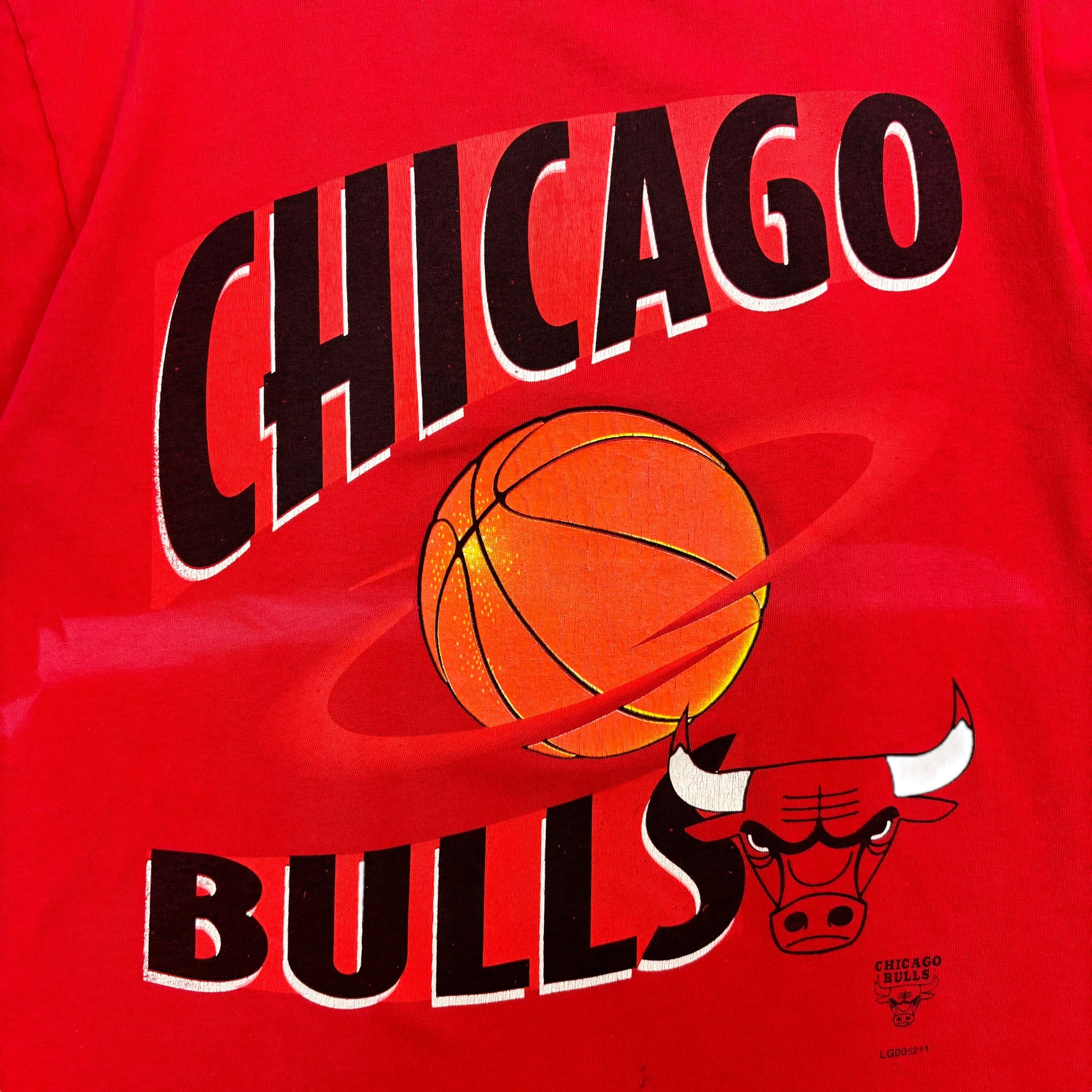 Vintage Chicago Bulls Basketball Tee Red