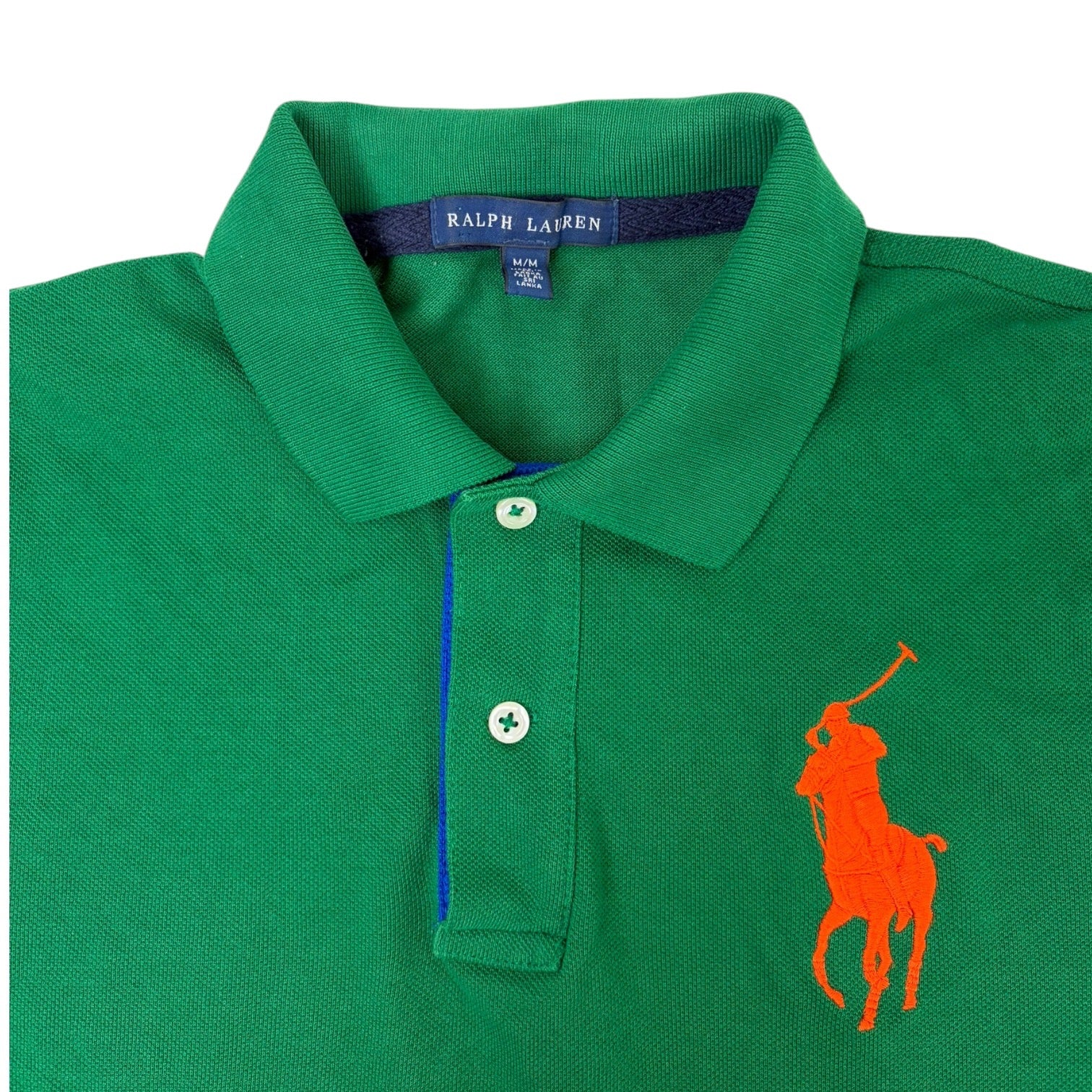 (W) Ralph Lauren Big Pony Polo T-Shirt Green
