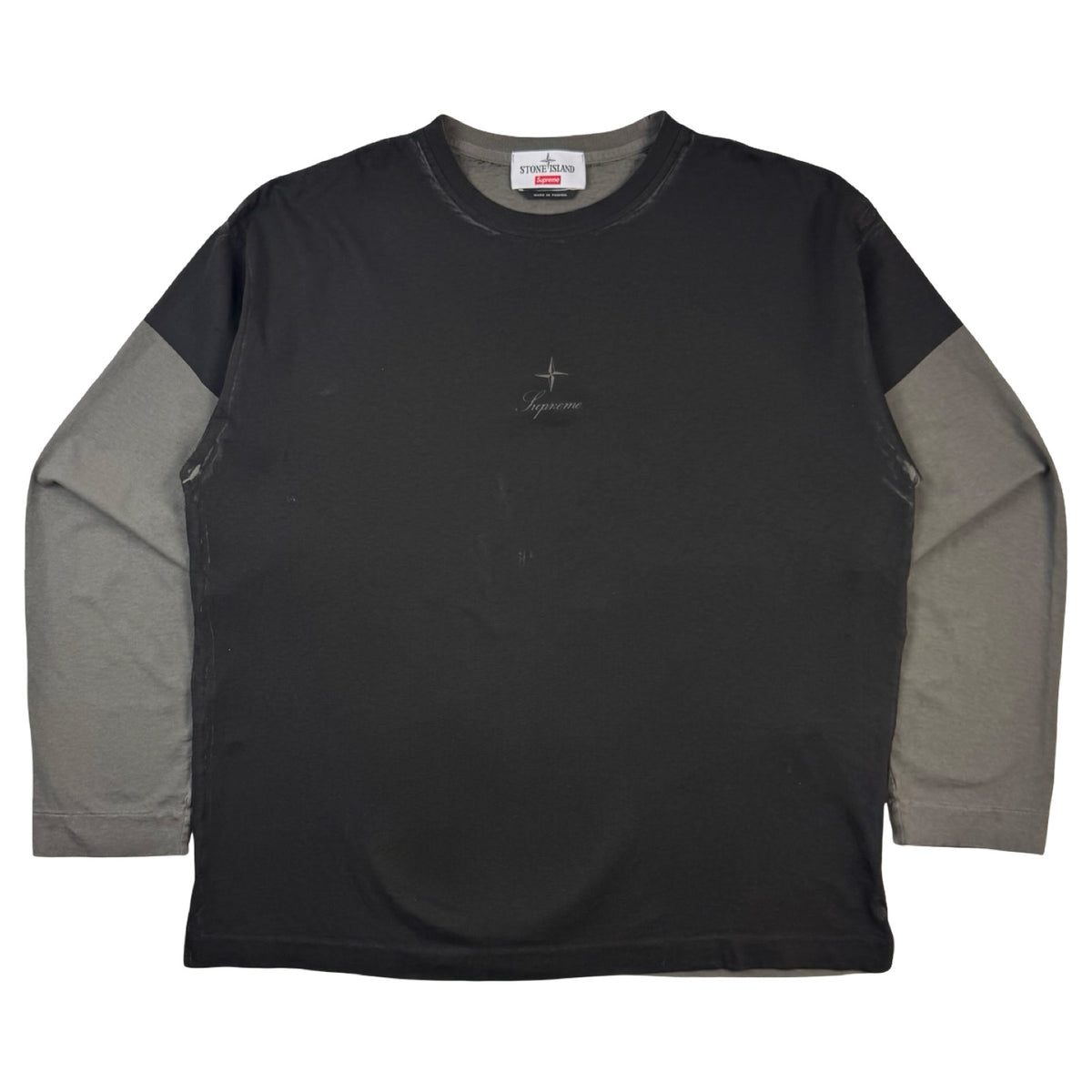 Supreme Stone Island L/S Top Black
