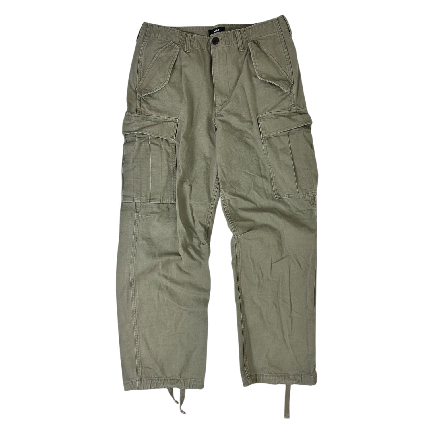Stussy Ripstop Military Cargos Green