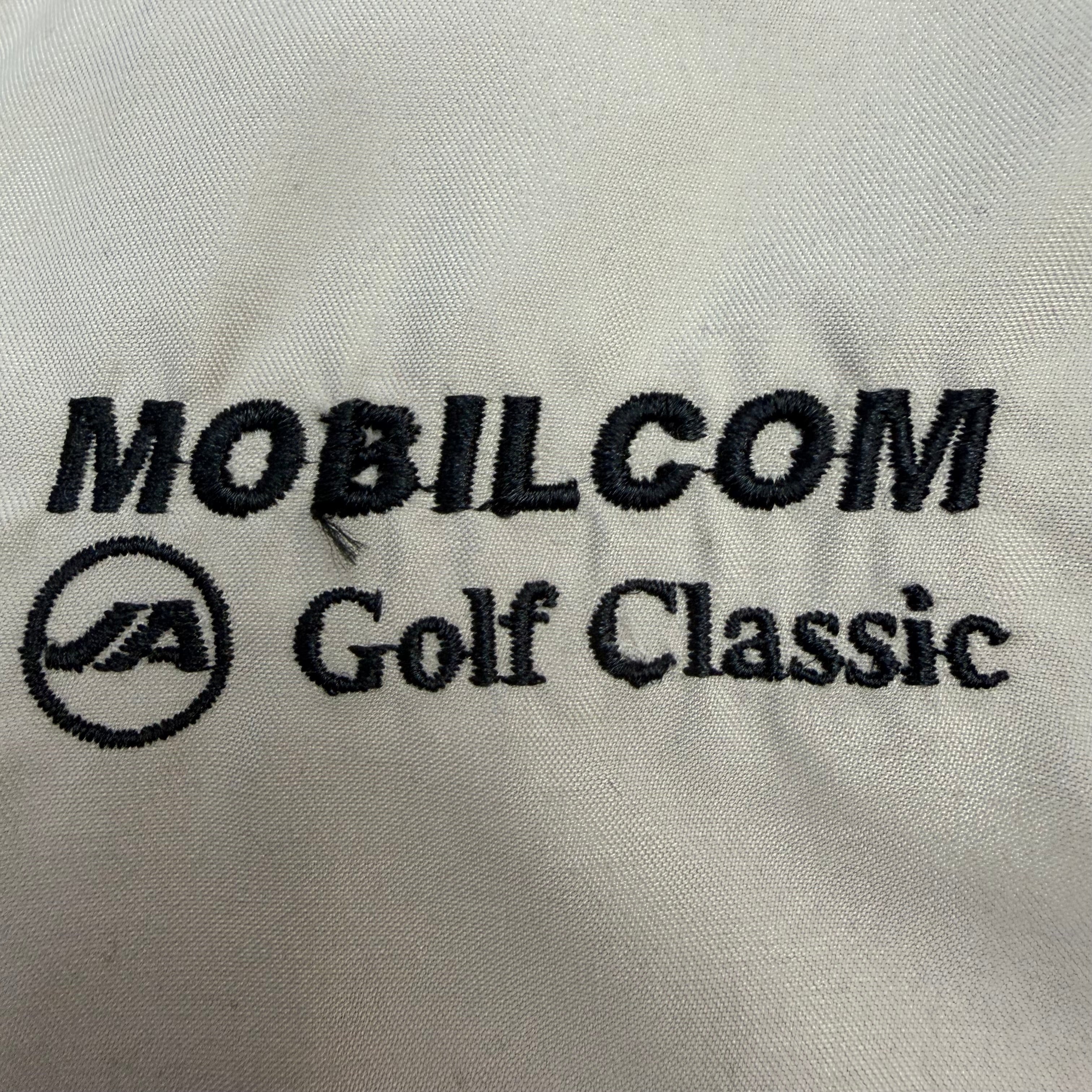 Vintage Mobilcom Golf Classic Vest Beige