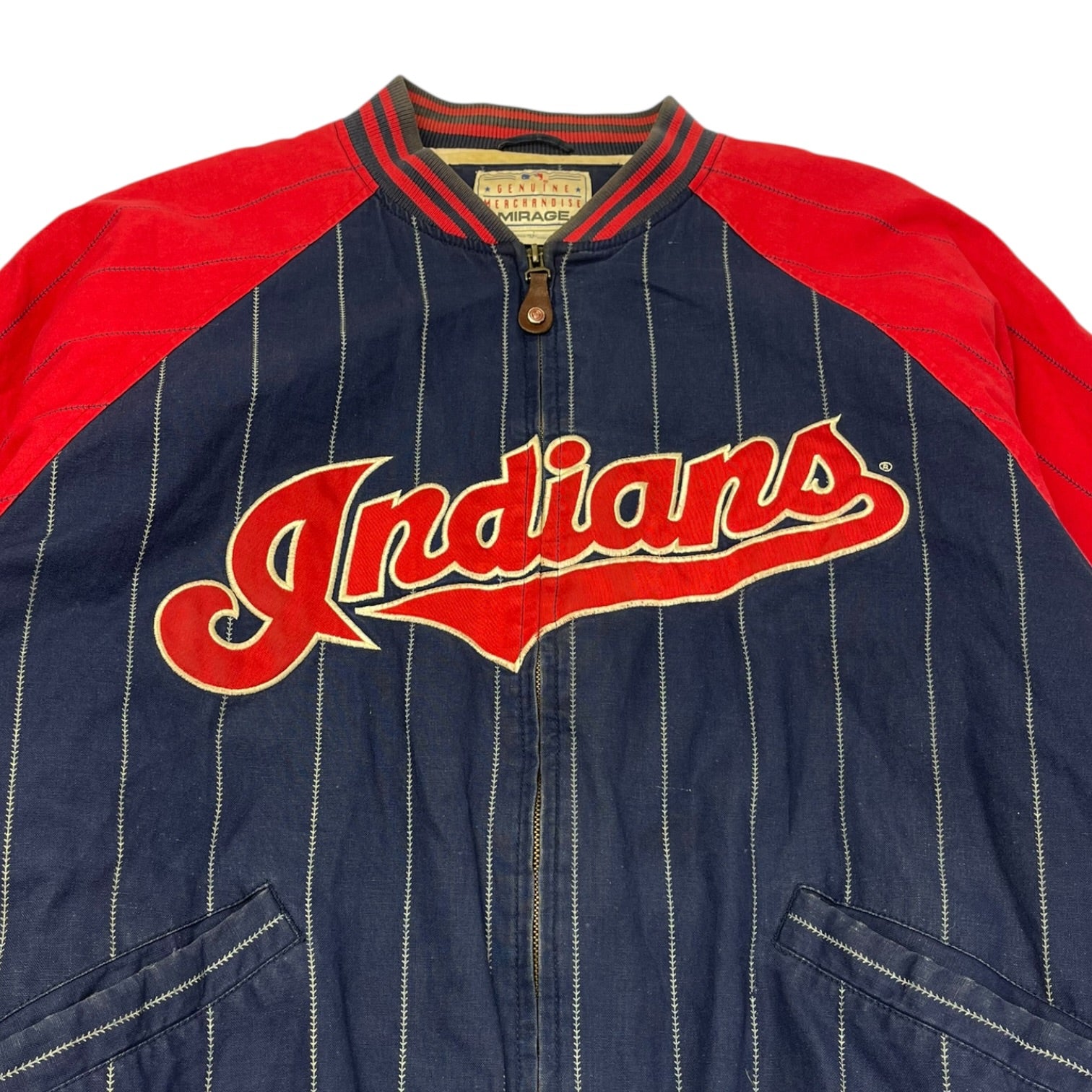 Vintage Cleveland Indians Pinstripe Jacket