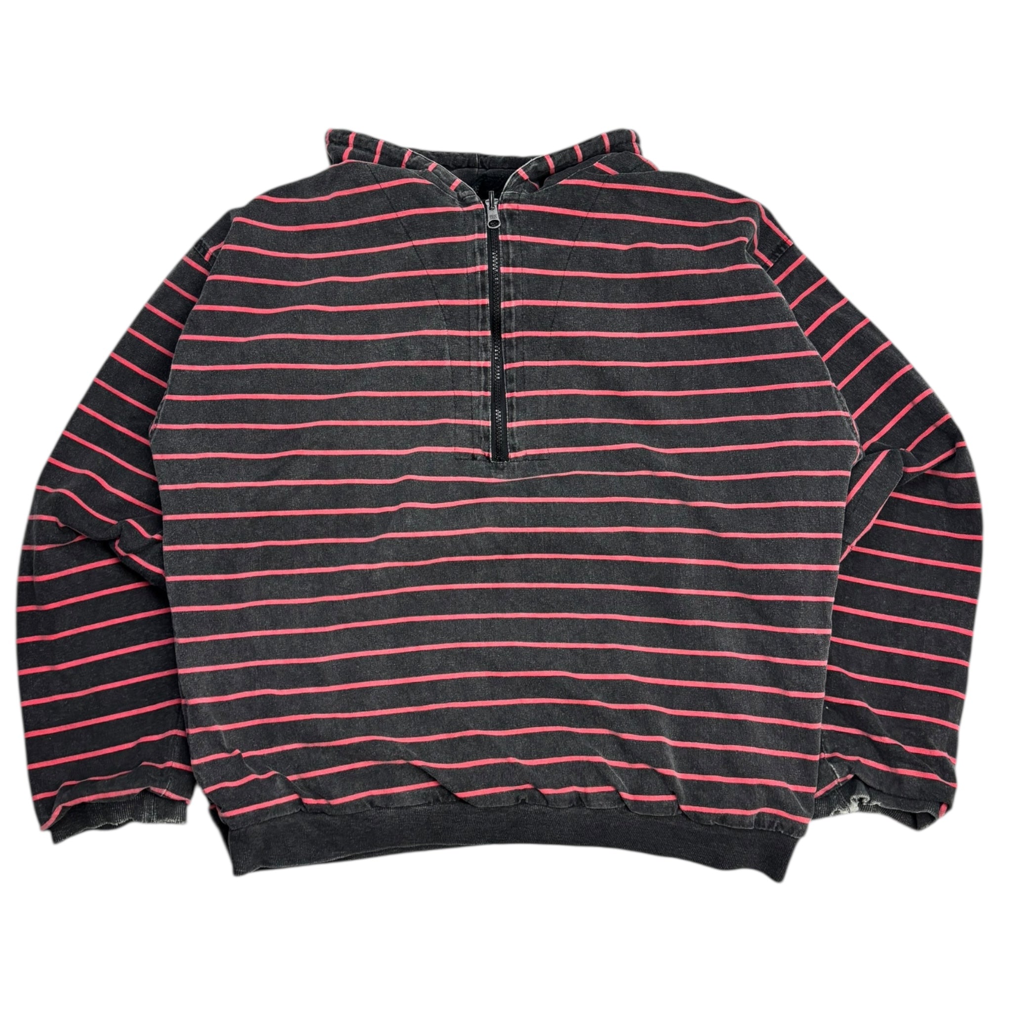 Vintage Quiksilver Double Faced Quarter Zip Reversible Hoodie