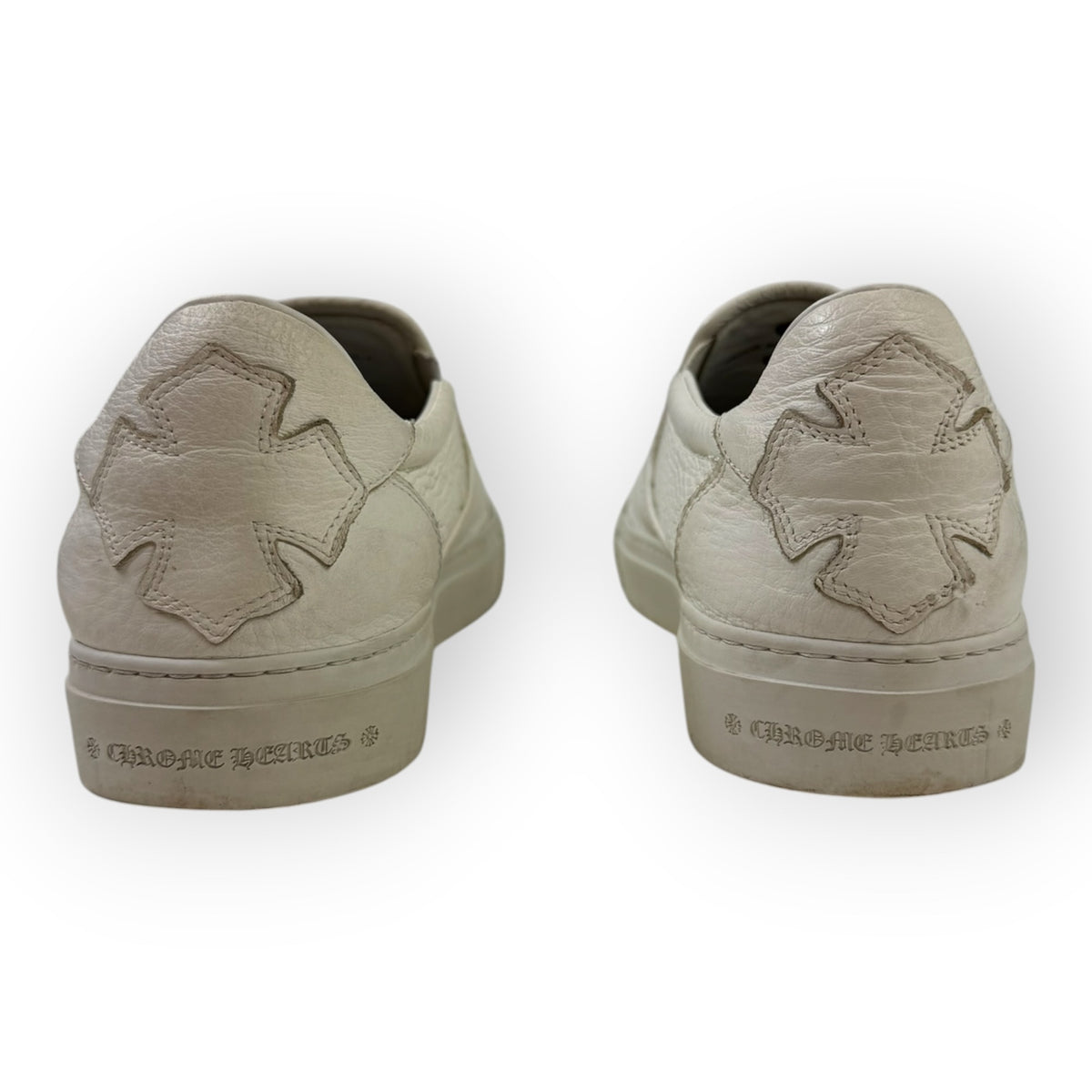 Chrome Hearts Dagger Slip-On Sneakers White (Used)
