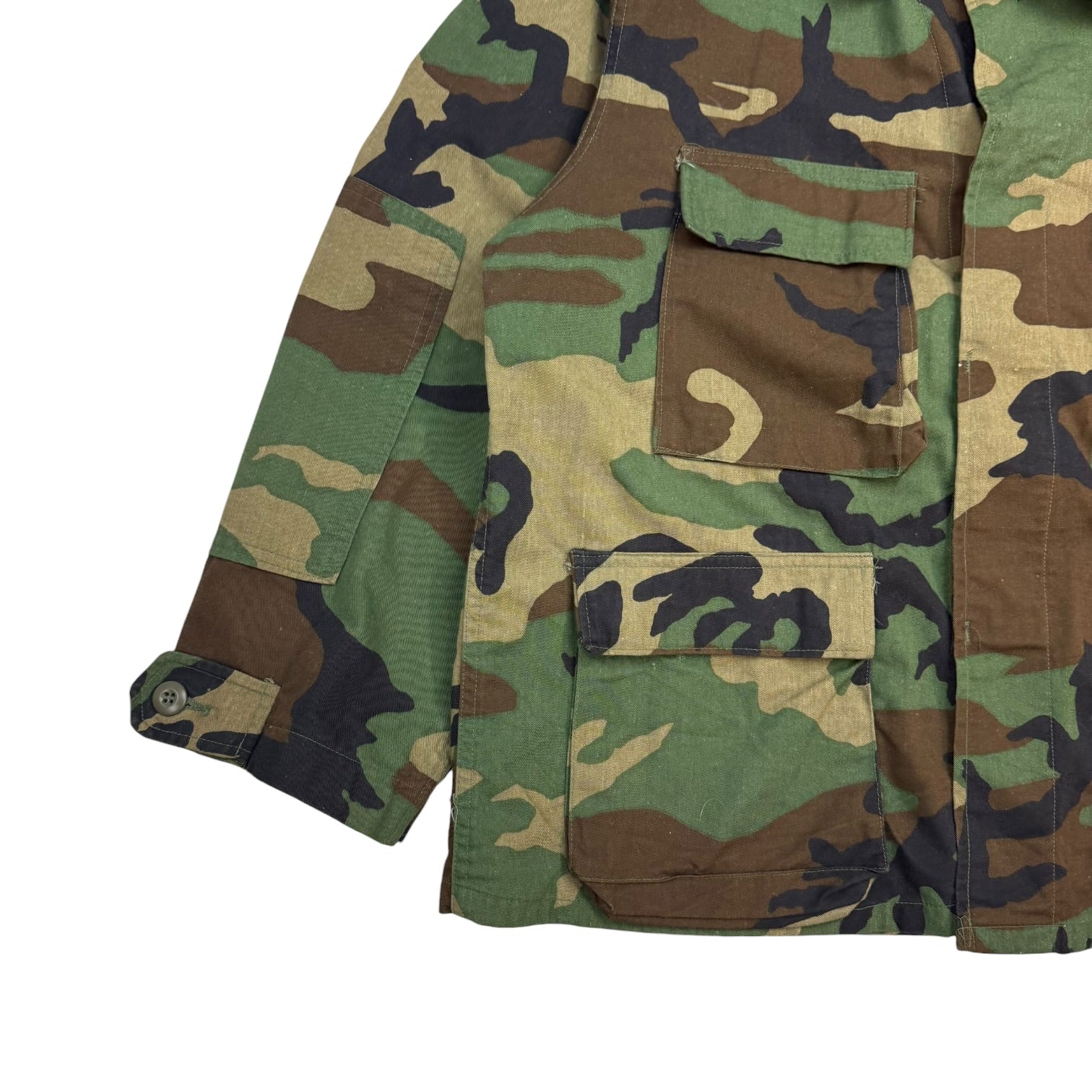 Vintage Army Jacket Woodland Camo