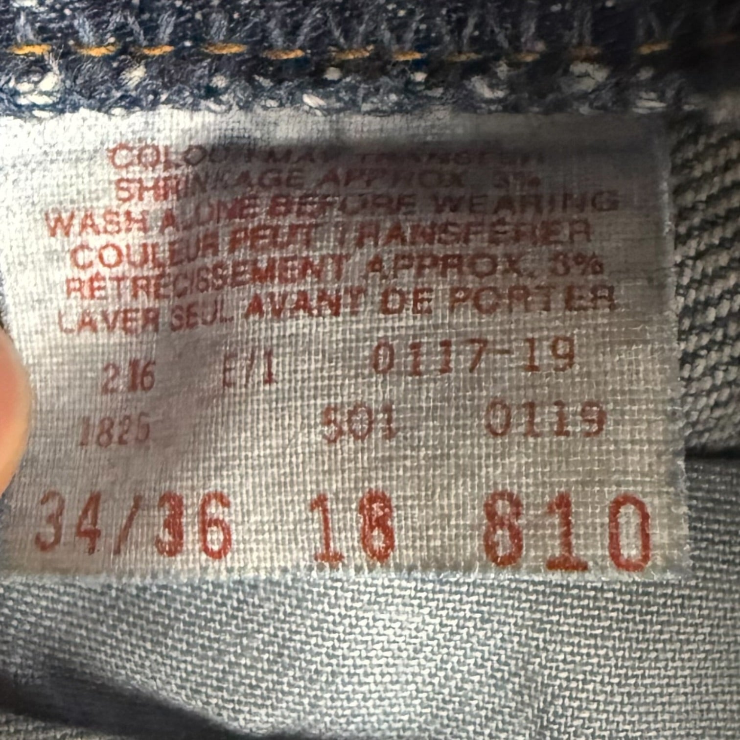 Vintage Levi’s 501 Denim Pants Medium Wash