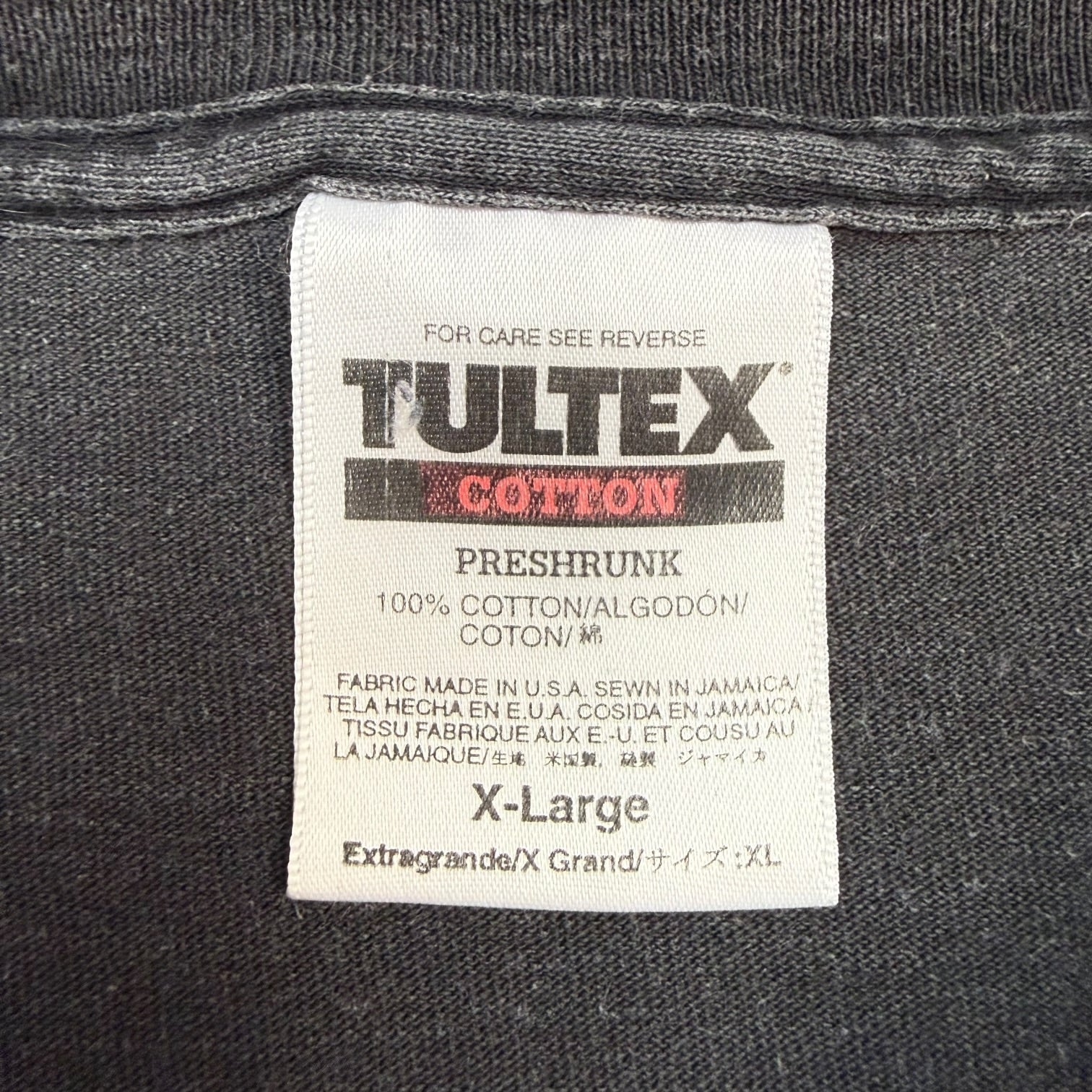 1996 Metallica Load Tour Tee Faded Black