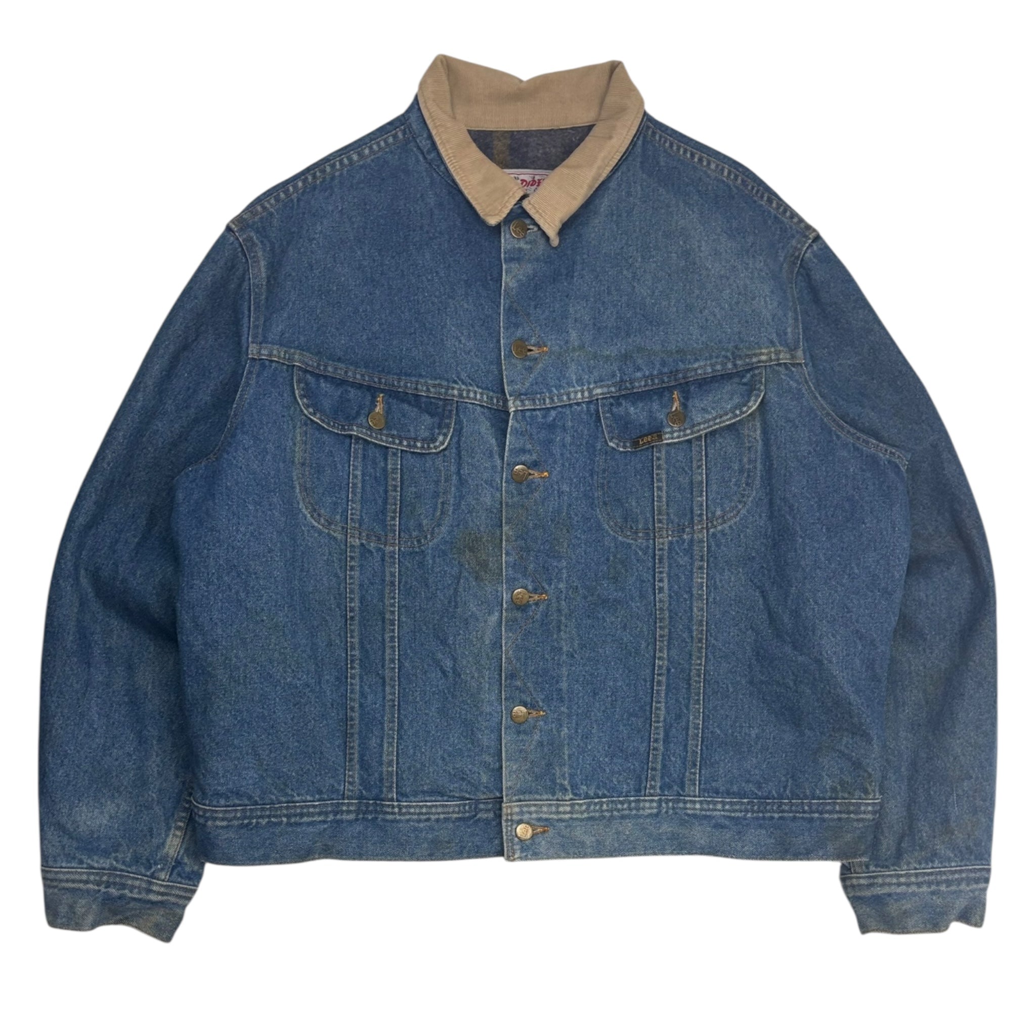 Vintage Lee Storm Rider Medium Wash Denim Jacket