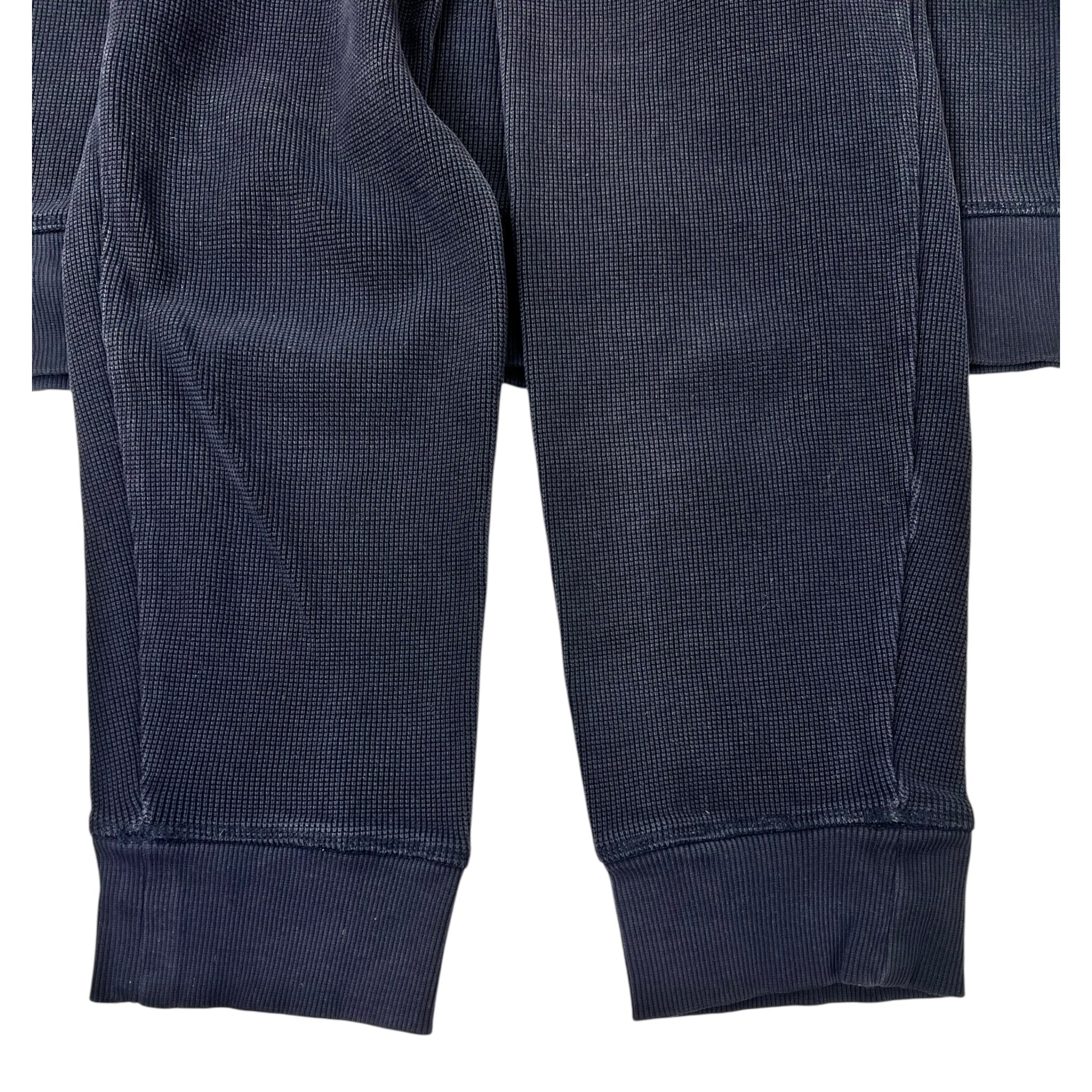 A.P.C. Thermal Crewneck Sweatshirt Washed Navy