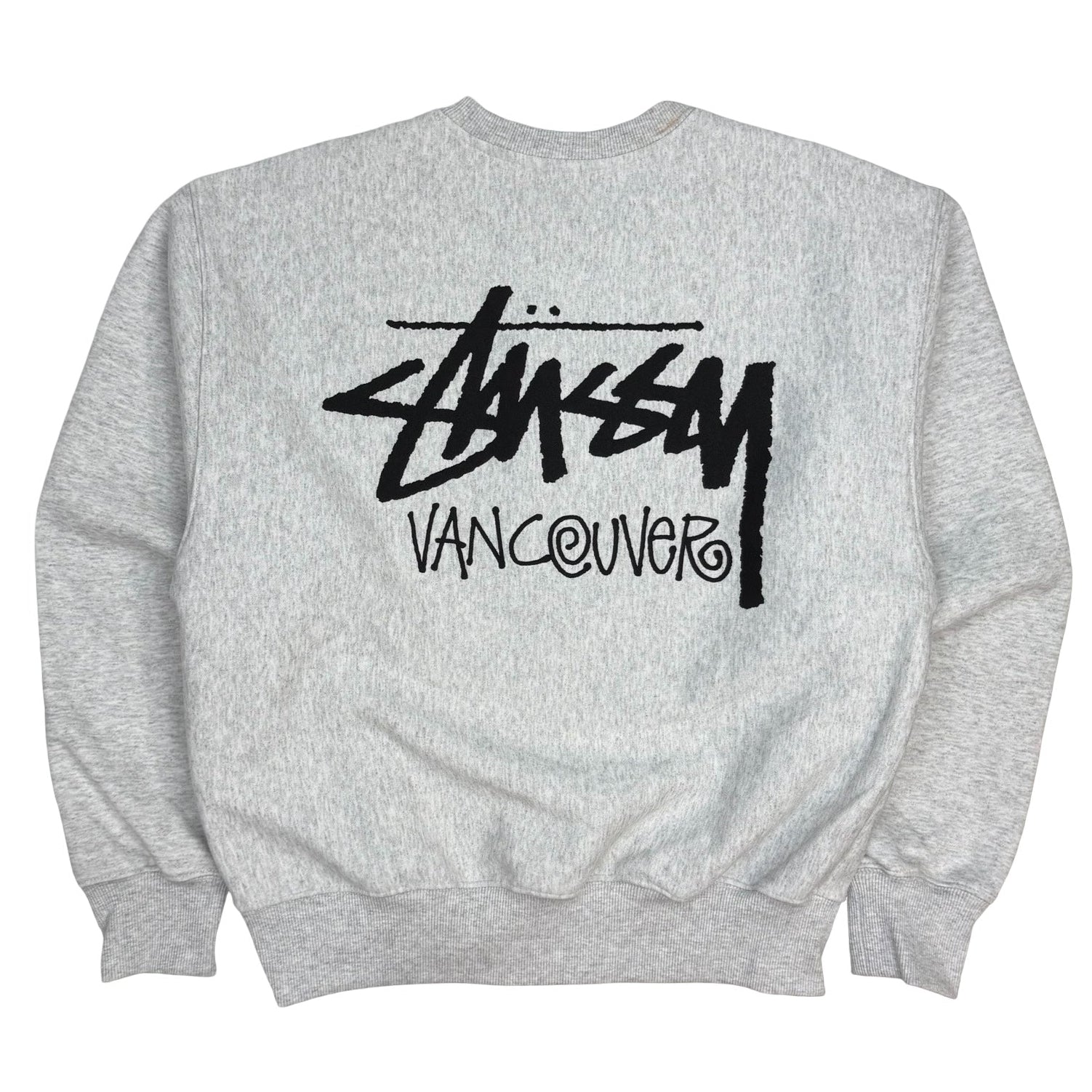 Stussy Vancouver Chapter Crewneck Heather Grey