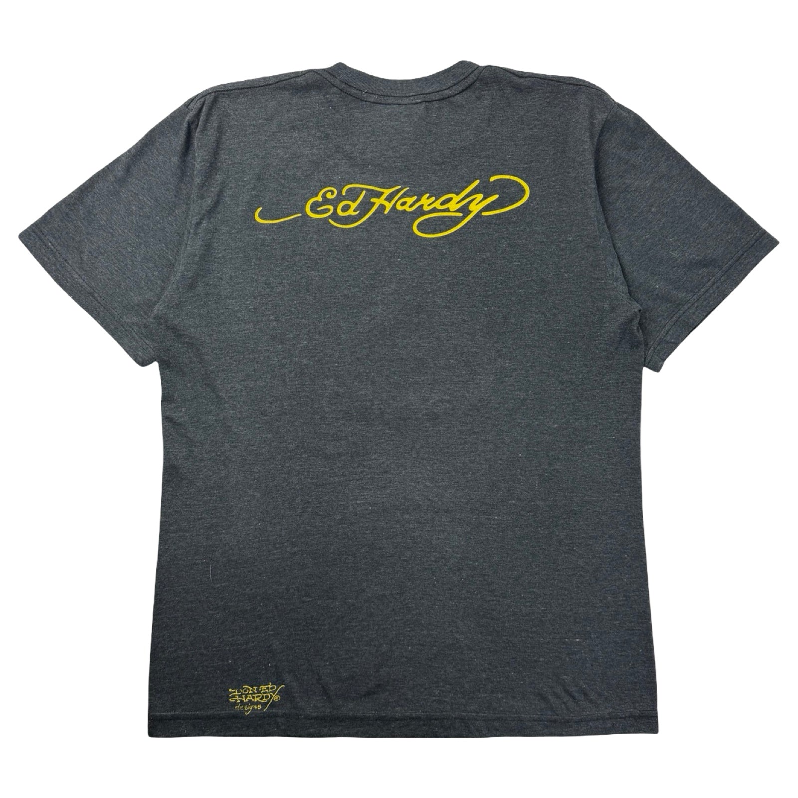 Vintage Y2K Ed Hardy Black Panther T-Shirt Washed Black