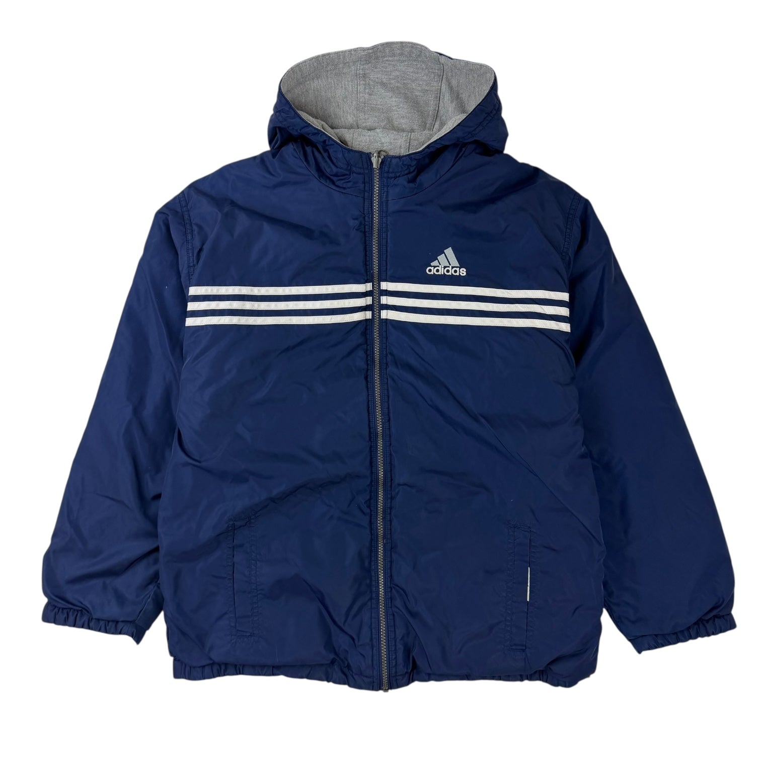 Vintage Reversible Adidas Navy Windbreaker Navy