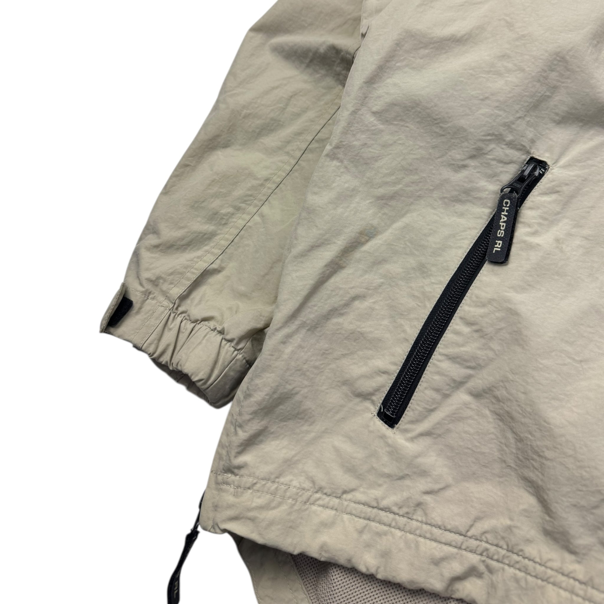 Vintage Chaps Ralph Lauren Anorak Jacket Beige