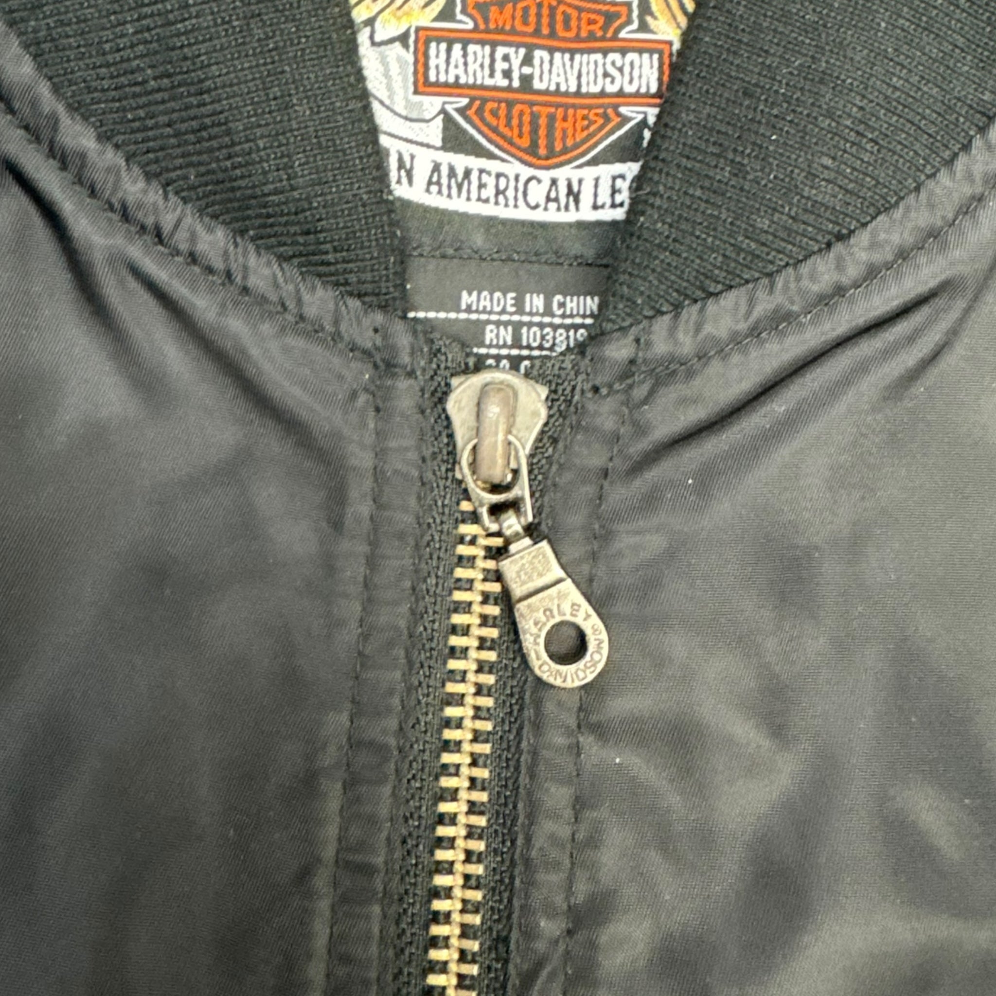 Vintage Harley Davidson Big Sky Bomber Jacket