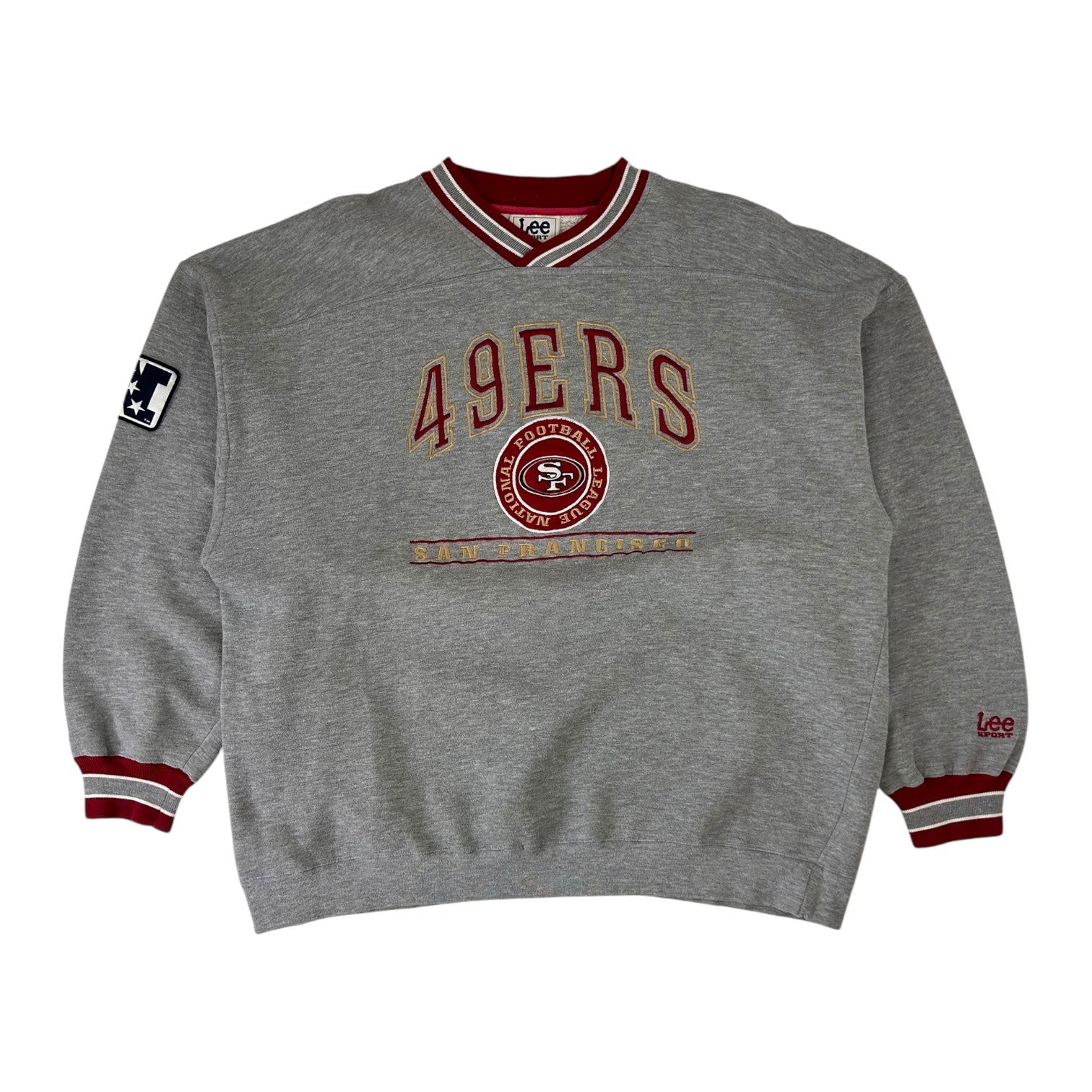 Vintage San Francisco 49ers Crewneck Sweater Navy