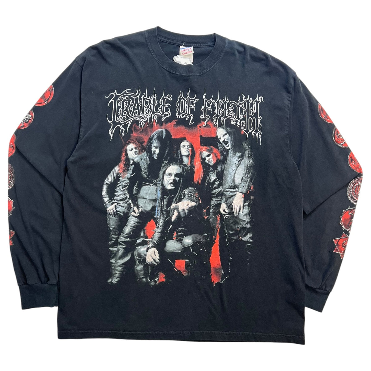 Vintage 2004 Cradle of Filth “Swansongs For A Nation” Long Sleeve T-Shirt Black