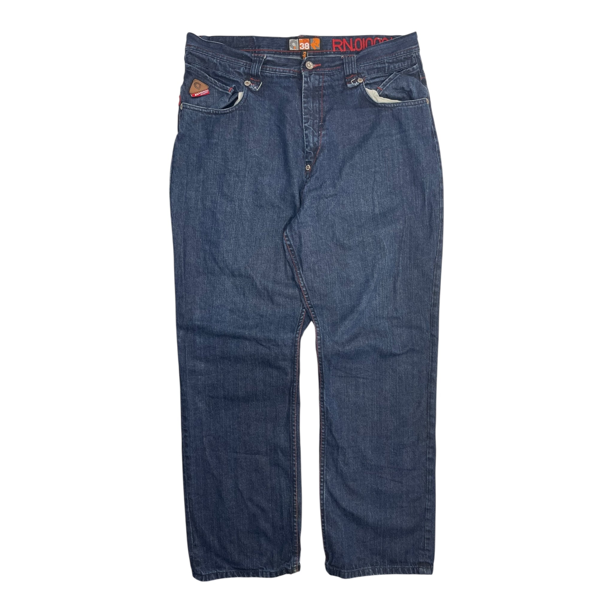 Vintage Y2K Akademik Jeans Dark Wash