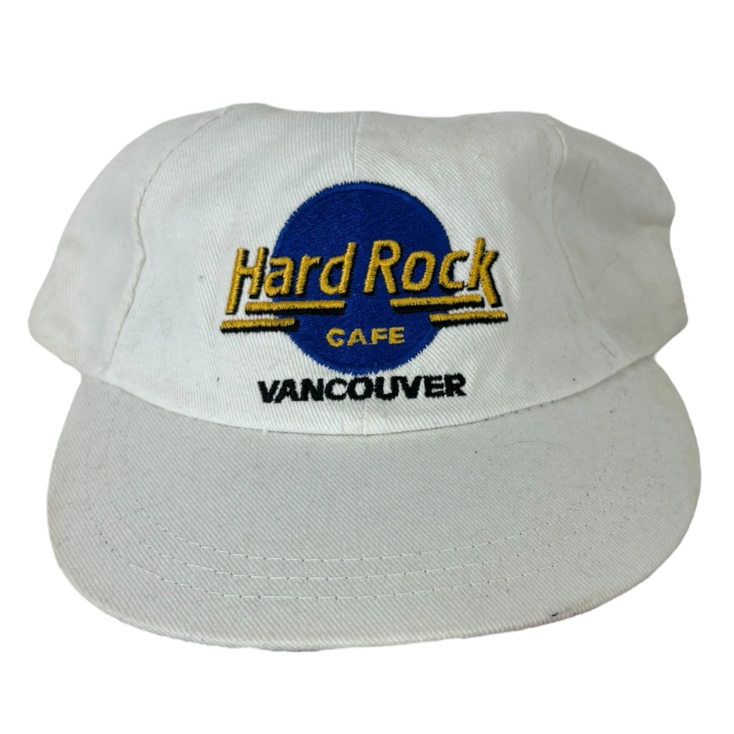 Vintage Hard Rock Cafe Vancouver StrapBack Hat White