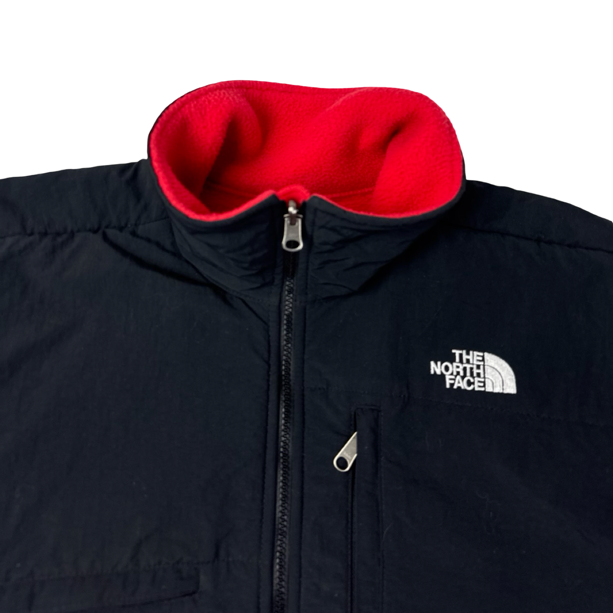 Vintage The North Face Denali Zip Up Jacket Red