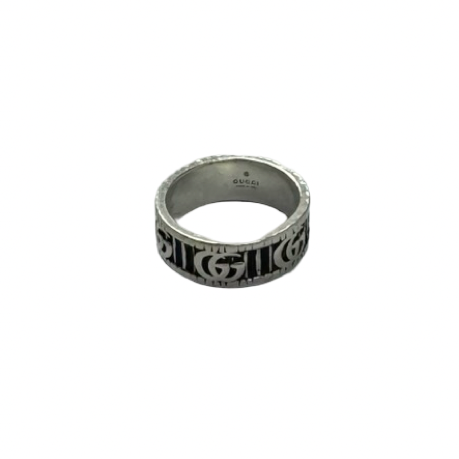 Gucci GG Marmont Wide Ring Sterling Silver